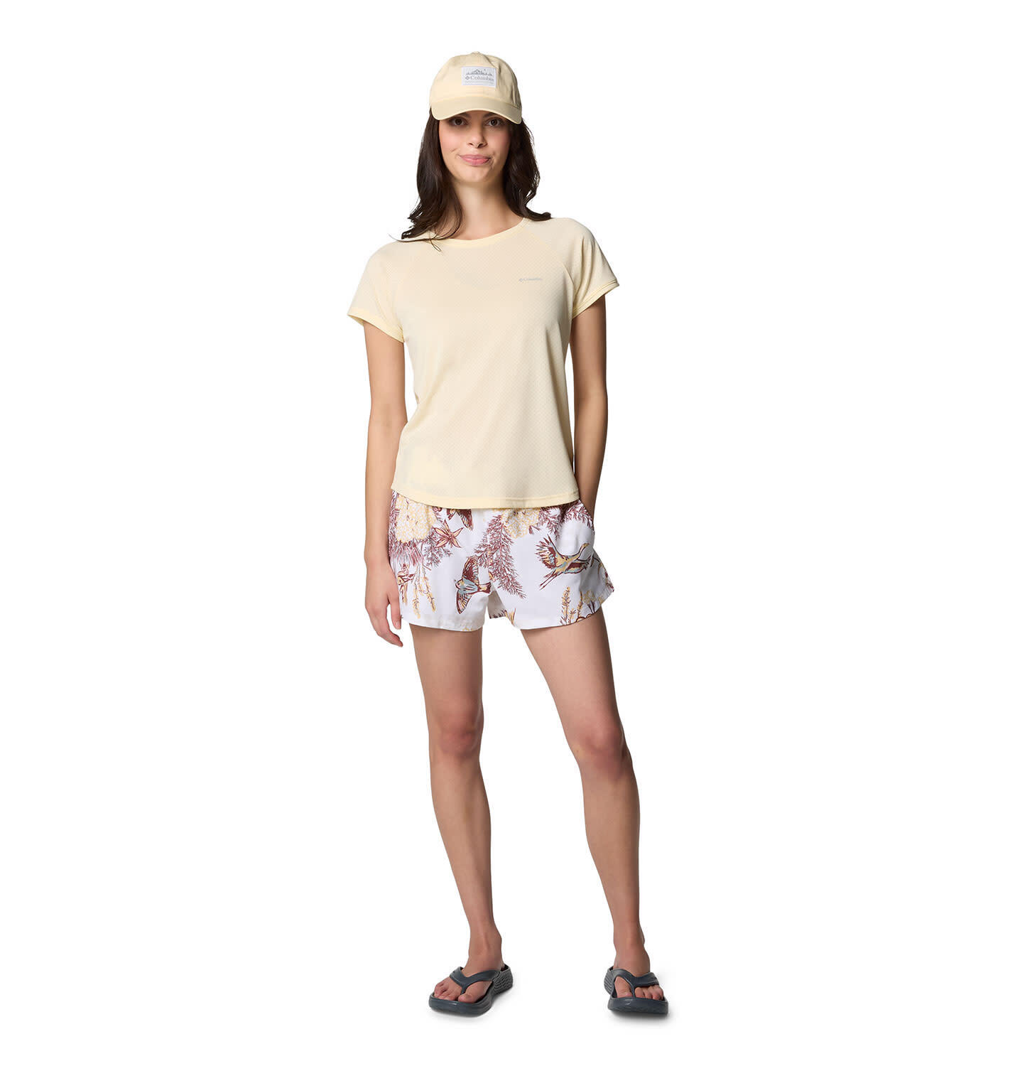 T Shirts Et Chemises Femme - COLUMBIA Bogata Bay™ SS Tee - Lemon Wash 4/4