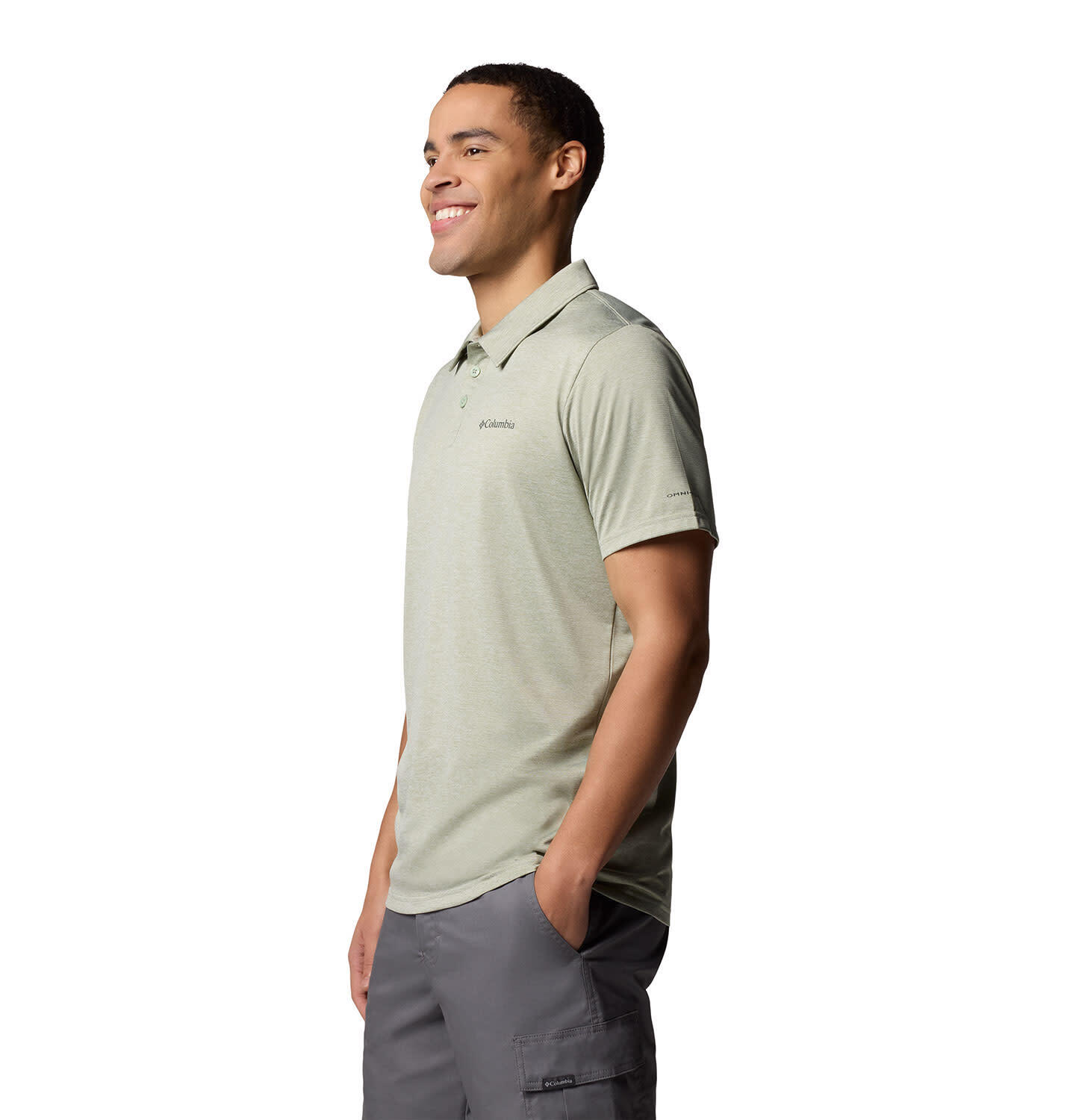 Camiseta Manga Hombre- COLUMBIA  Hike™ Polo - Safari 3/4