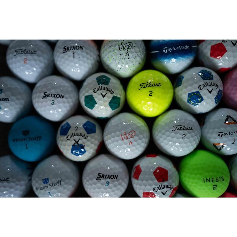 24 Balles de Golf d’Occasion Mix - Qualité AA - Débutants et Confirmés