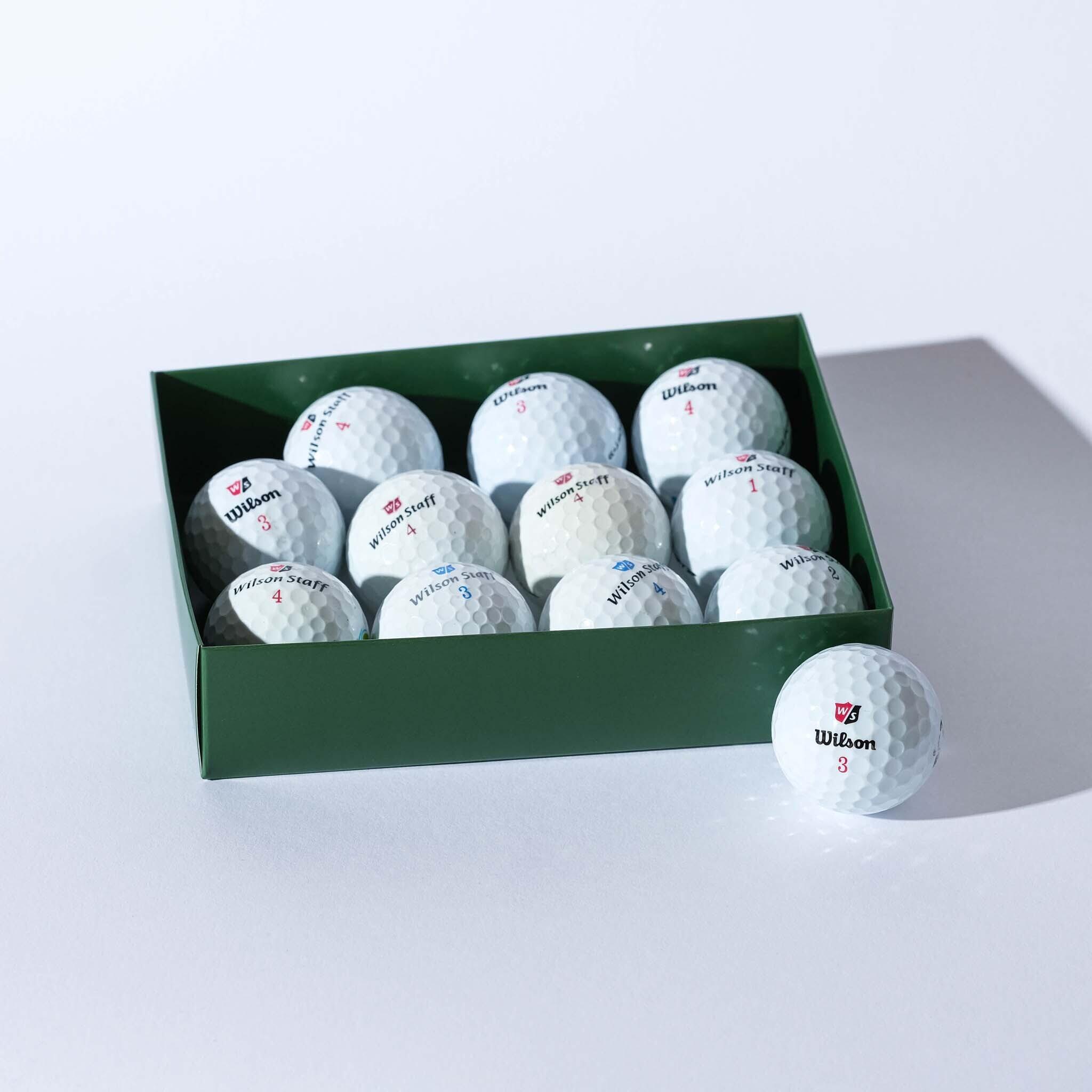 24 Balles de Golf d'Occasion Wilson Staff Mix - Débutants et Confirmés AAAA 6/7