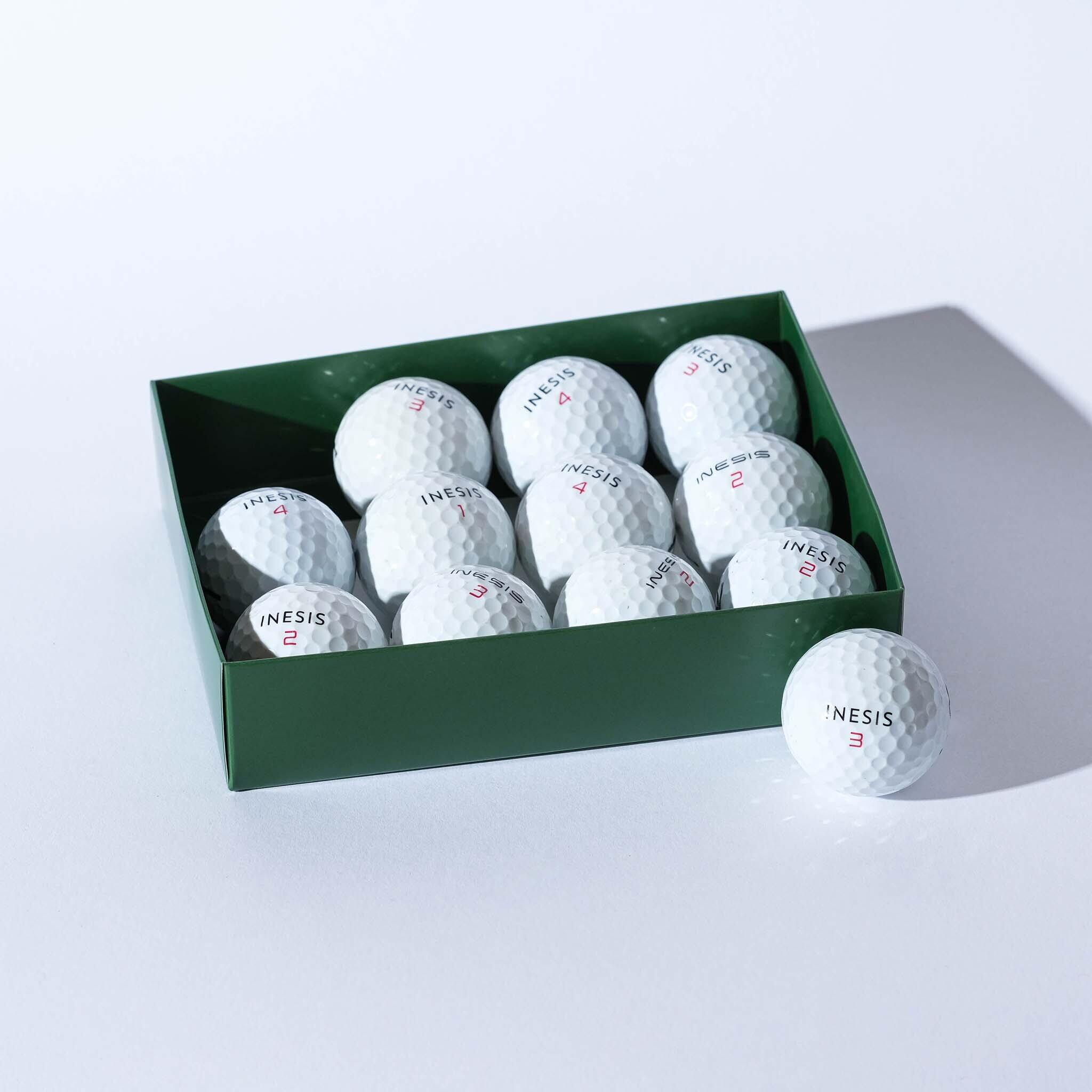 24 Golf ball-Set gebrauchte INESIS Tour 900  Fortgeschrittene bis Experten AAAA 4/7