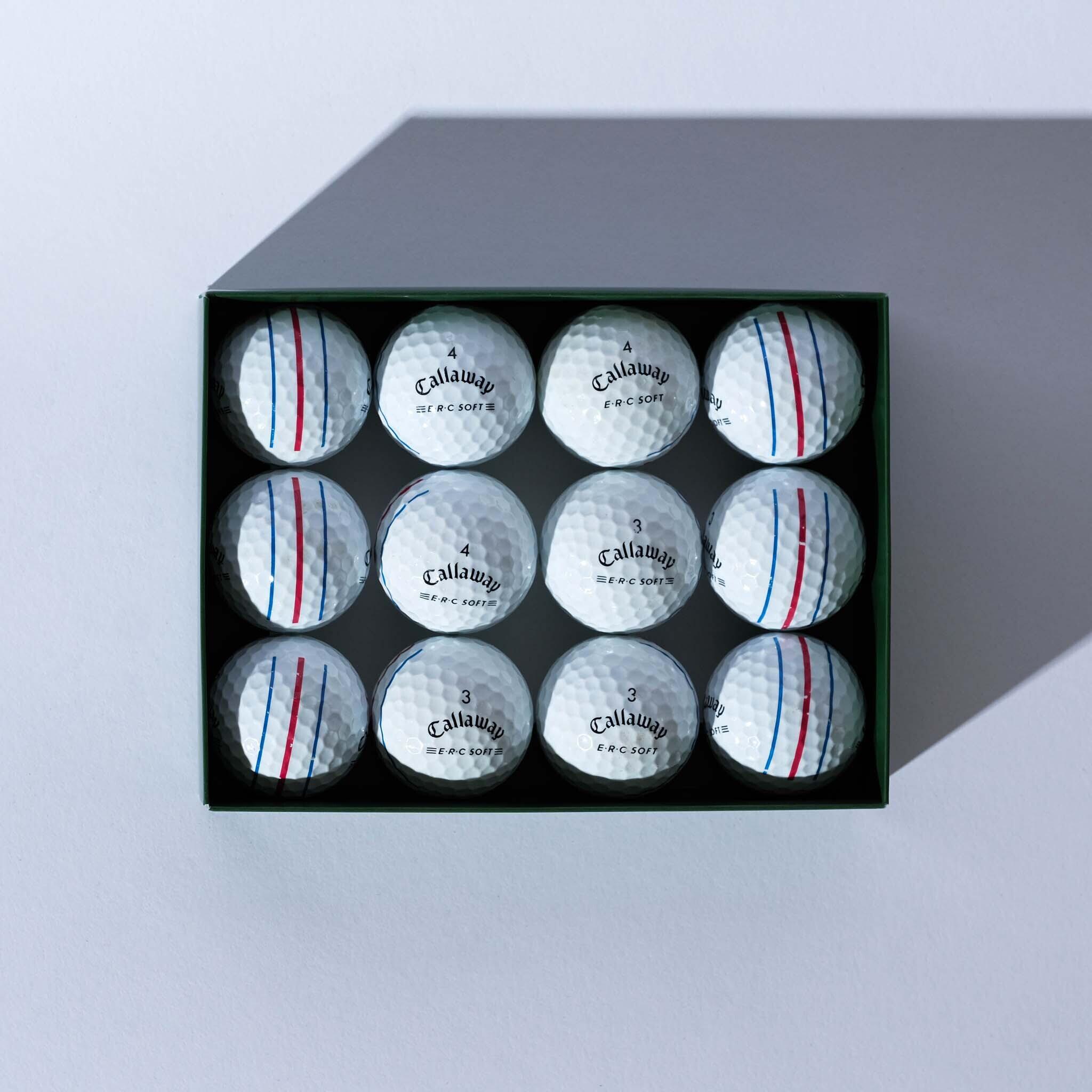 12 Balles de Golf d'Occasion Callaway ERC Soft AAA- Avancé à Expert 5/7