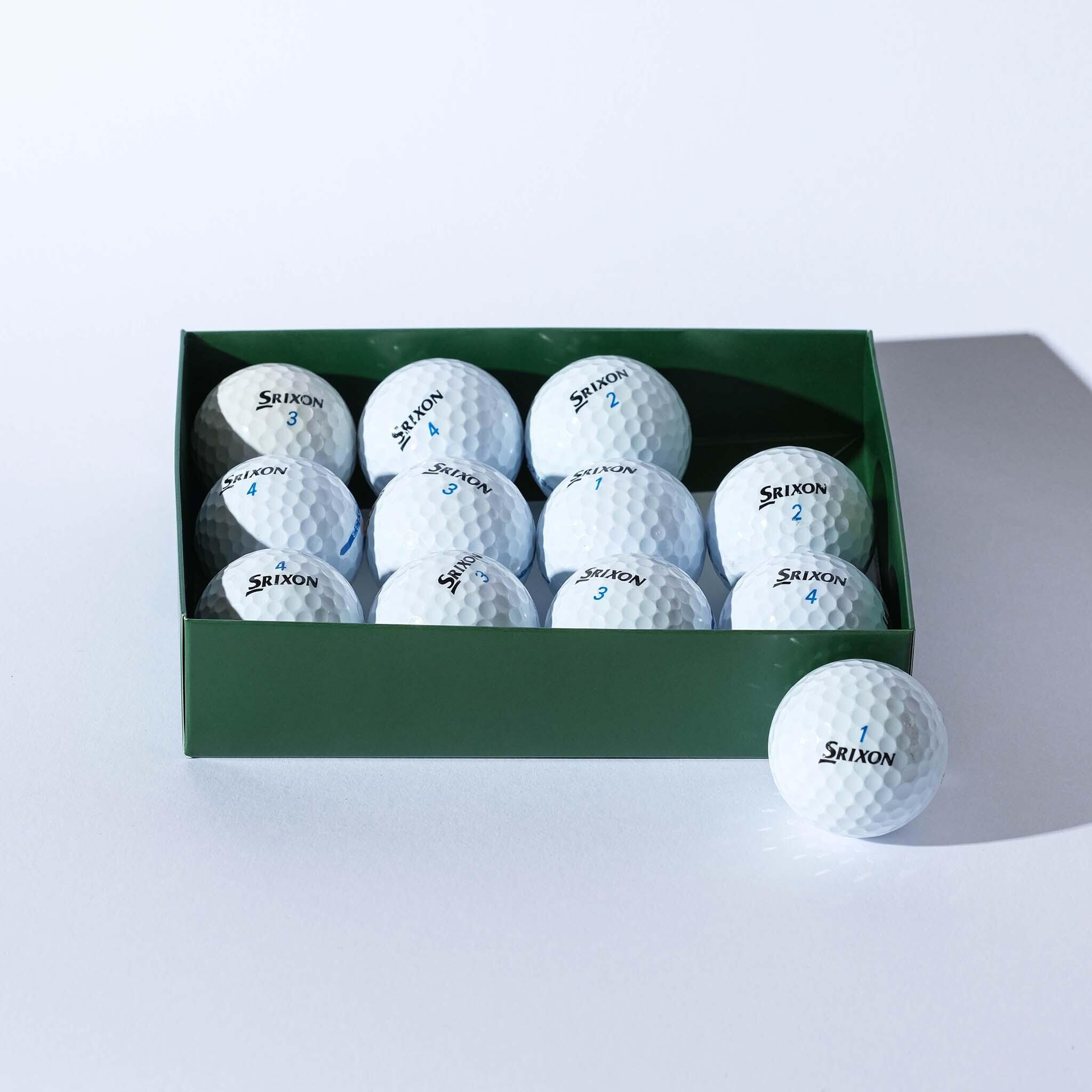 12 Balles de Golf d'Occasion Srixon AD333 / AD333Tour AAAA 5/7