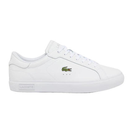 Zapatillas Blancas Lacoste Powercourt White con Cocodrilo Clásico