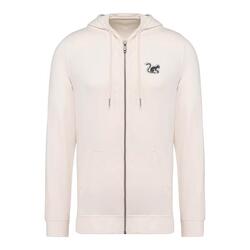 Sweat à capuche zippé pour homme/femme – Écologique (Bleu)