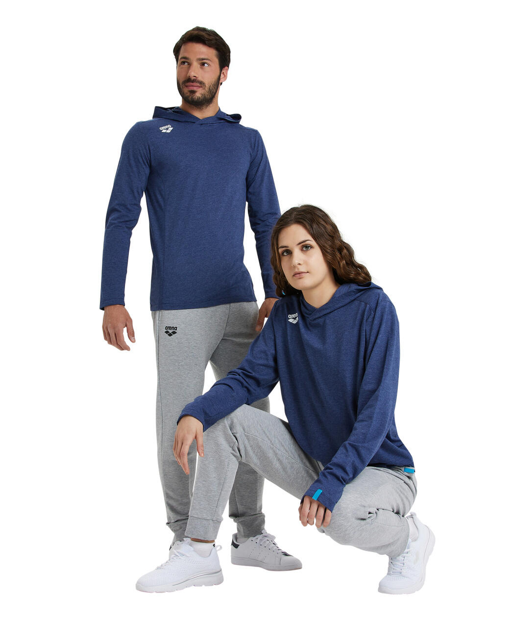 T-shirt con cappuccio a maniche lunghe Arena Team Panel 5/7