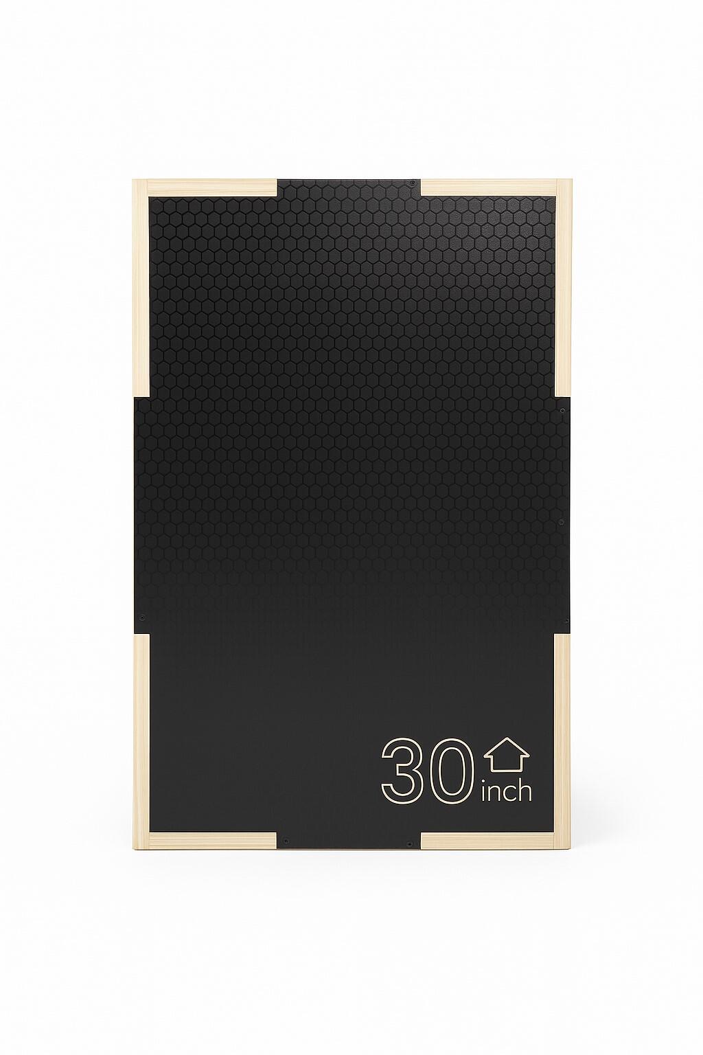 Caixa de saltos pliométrica 50x60x70 preta 3/5