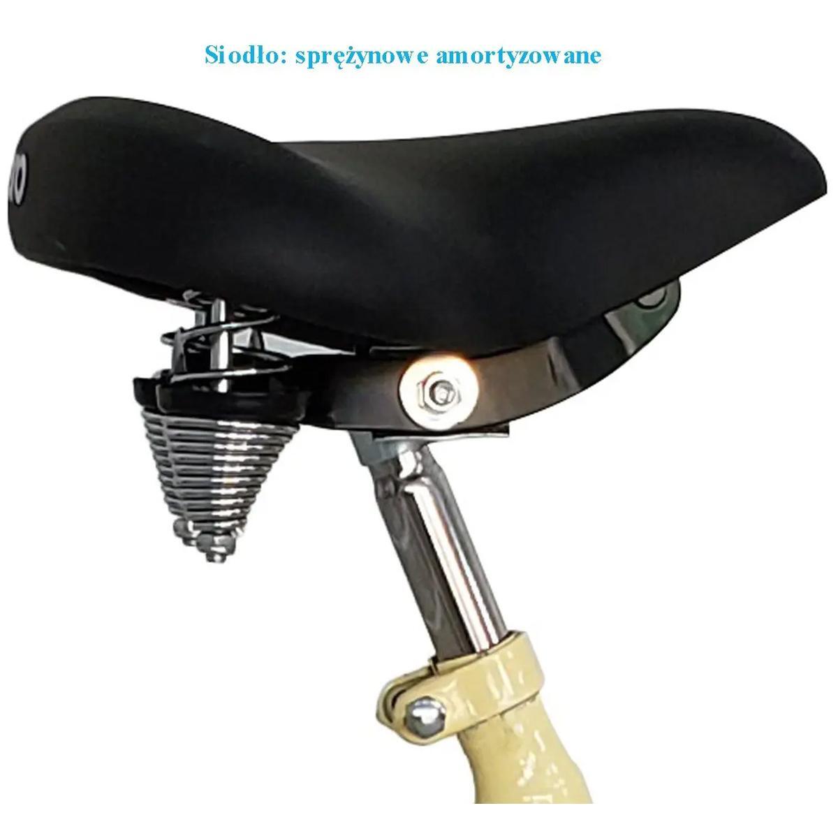 Rower 3 kołowy dla dorosłych Enero 24" 6-biegowy gotowy do jazdy 3/4