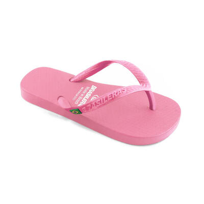 Infradito da spiaggia unisex brasiliano colore blu chiaro suola in gomma