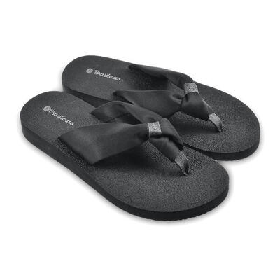 Vrouwen brasileras teenslippers in marineblauwe kleur