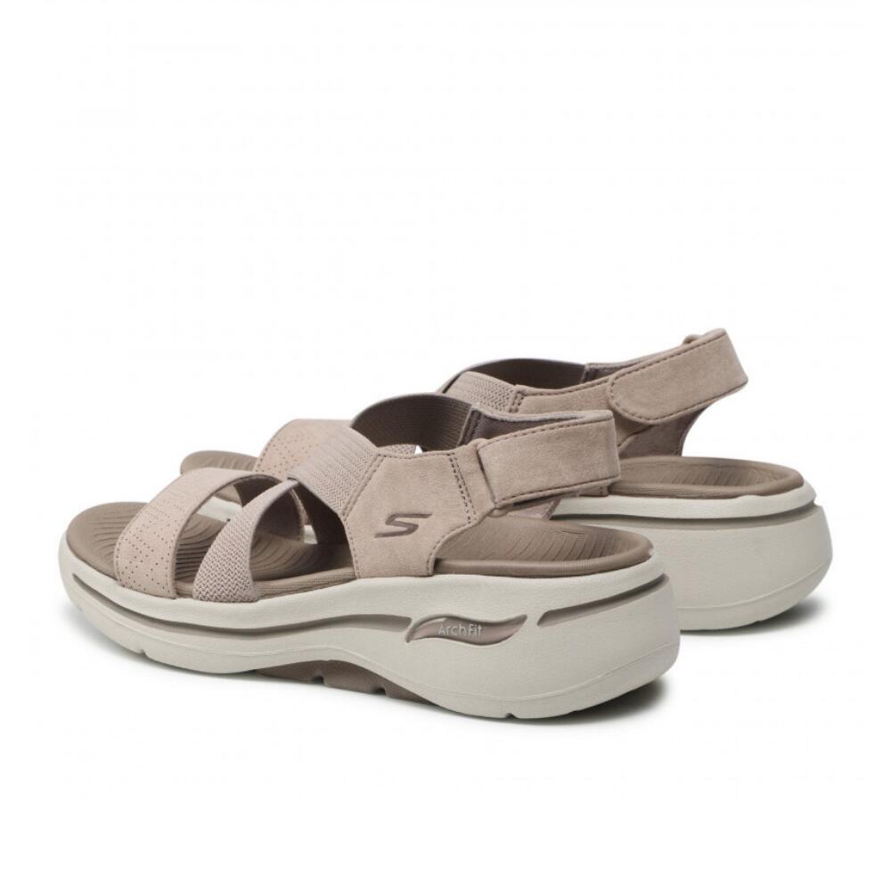 Sandálias Frau Skechers Go Walk Arch Fit- Treasured Braun 3/5