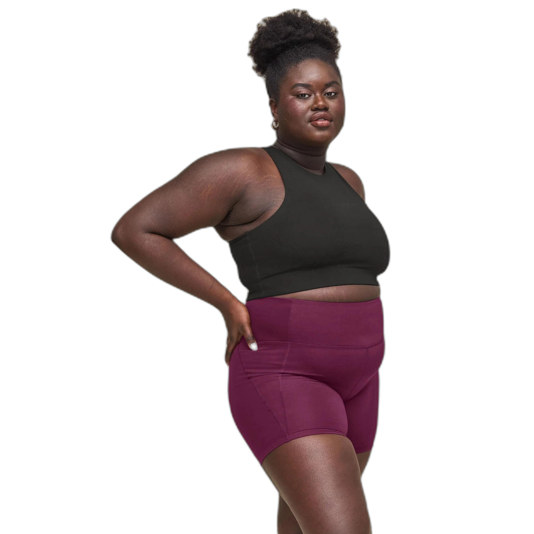 Cuissard taille haute de course femme Girlfriend Collective 2/3