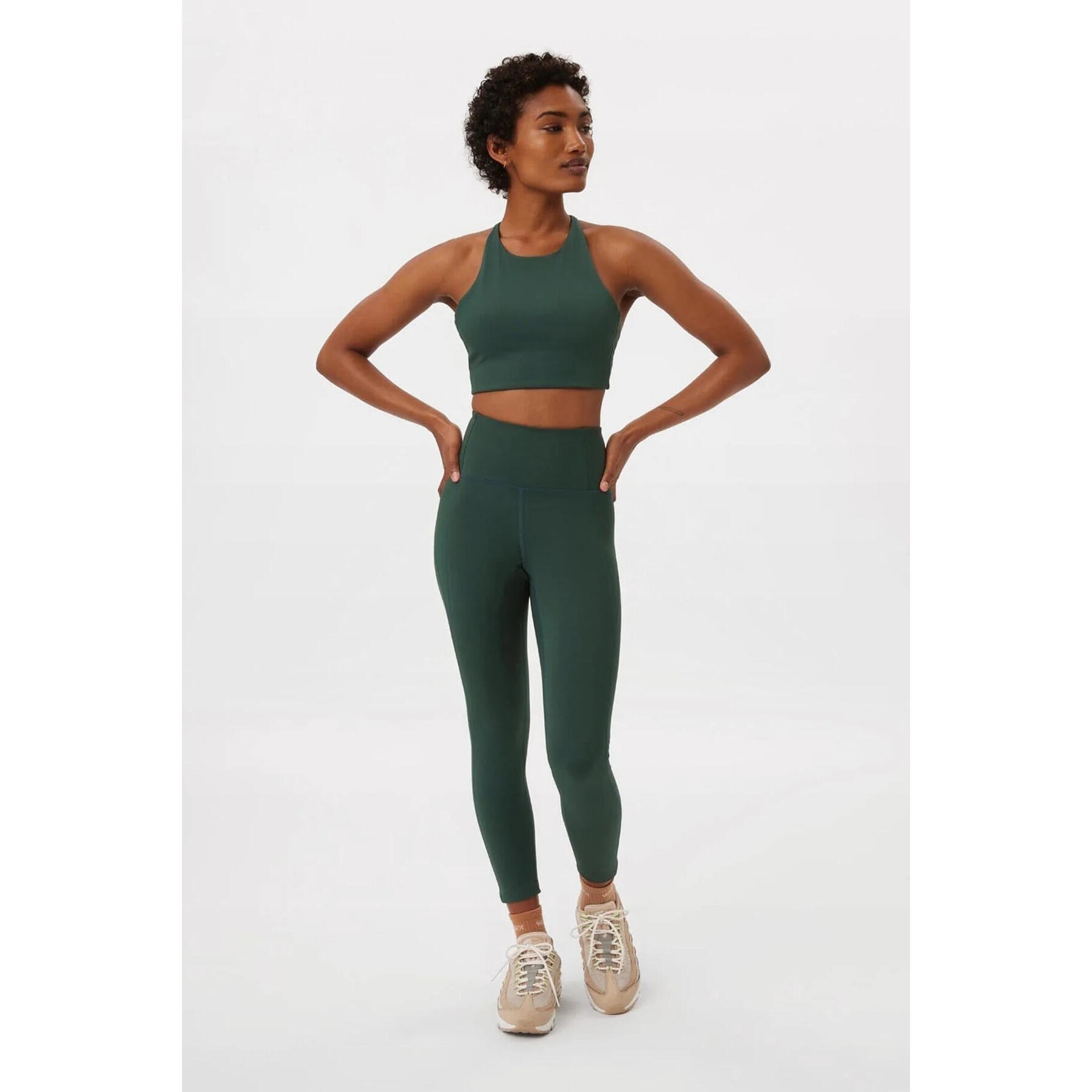 Legging 7/8 femei Girlfriend Collective Compressive High-Rise
