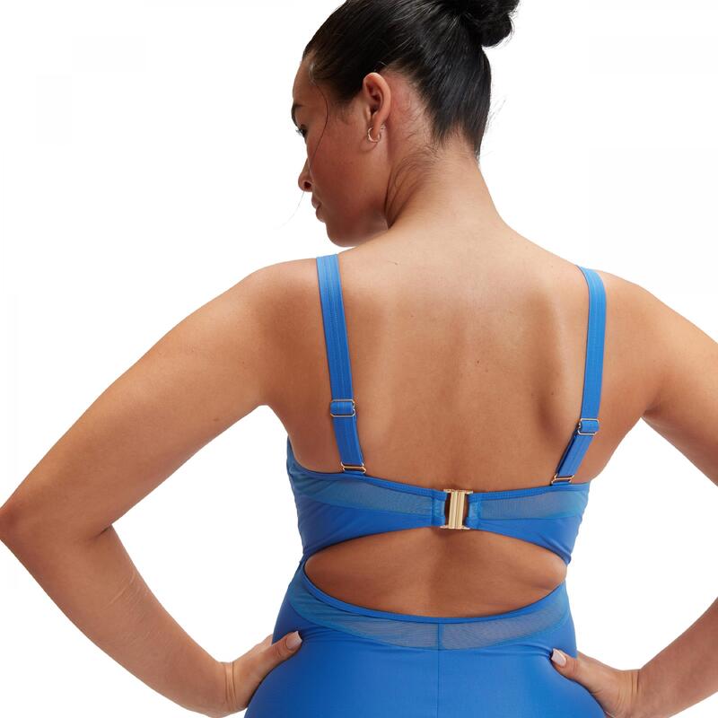 Maillot De Bain 1 Pièce SHAPING Femme (Bleu)