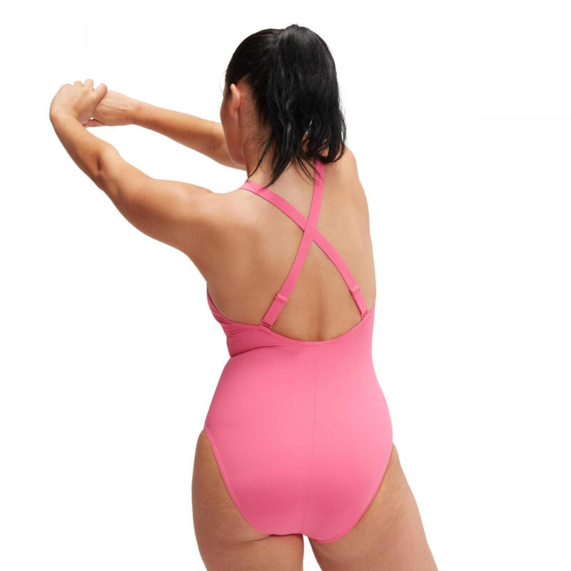 Maillot De Bain 1 Pièce Femme (Rose)