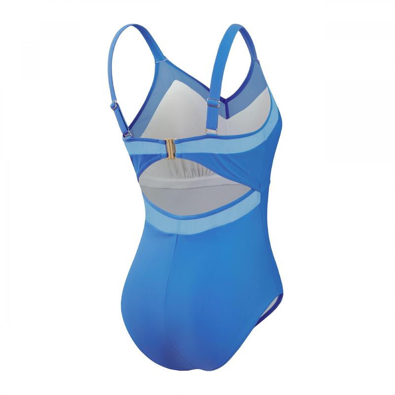 Maillot De Bain 1 Pièce SHAPING Femme (Bleu)