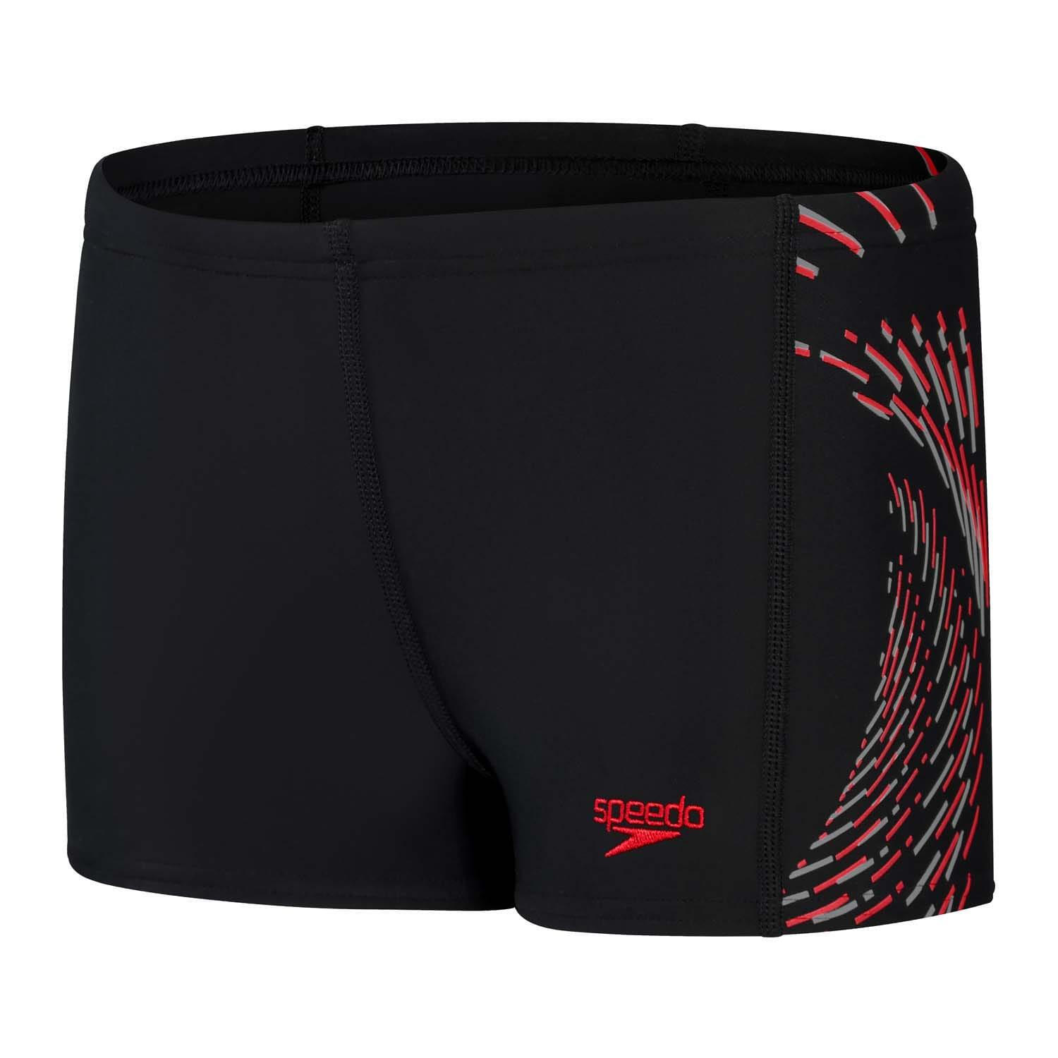 SPEEDO Costume Da Bagno A Pantaloncino Ragazzi Speedo Plastisol Blu Navy Rosso