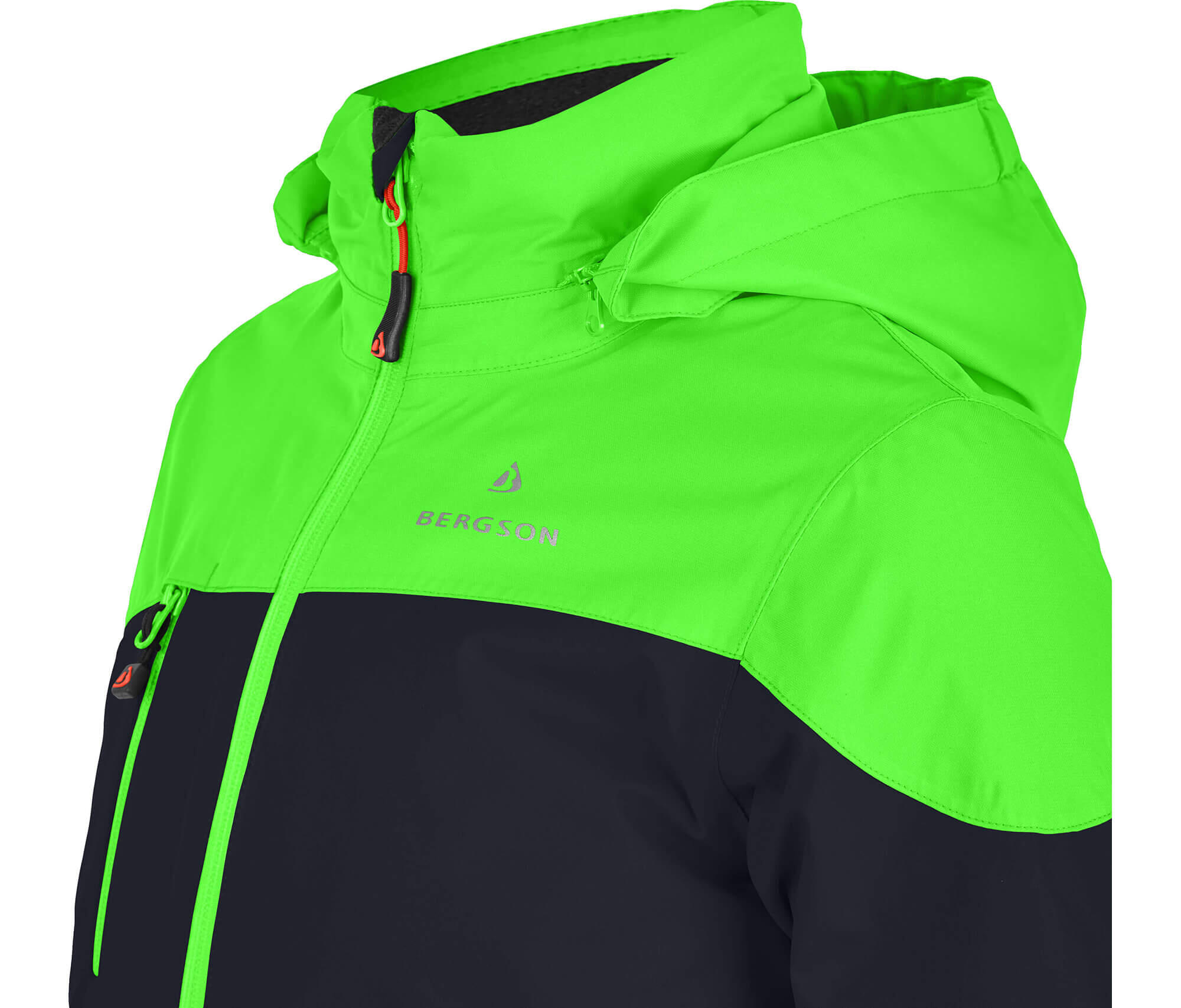 Kinder Skijacke extra weit für extra viel Spaß im Schnee! Blau 4/4