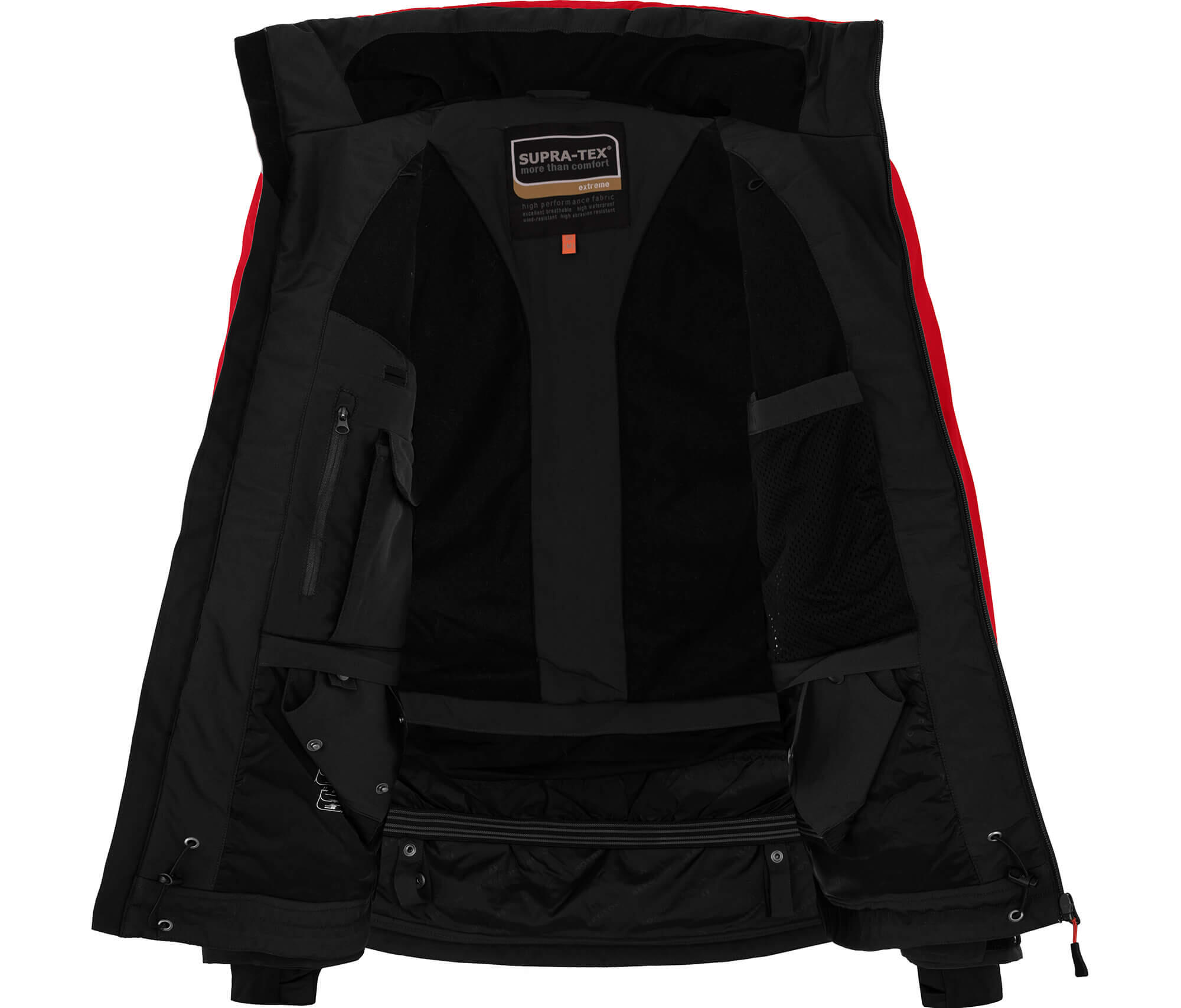 Herren Skijacke warm wattiert, wasserdicht (20000 mm) Rot 4/7