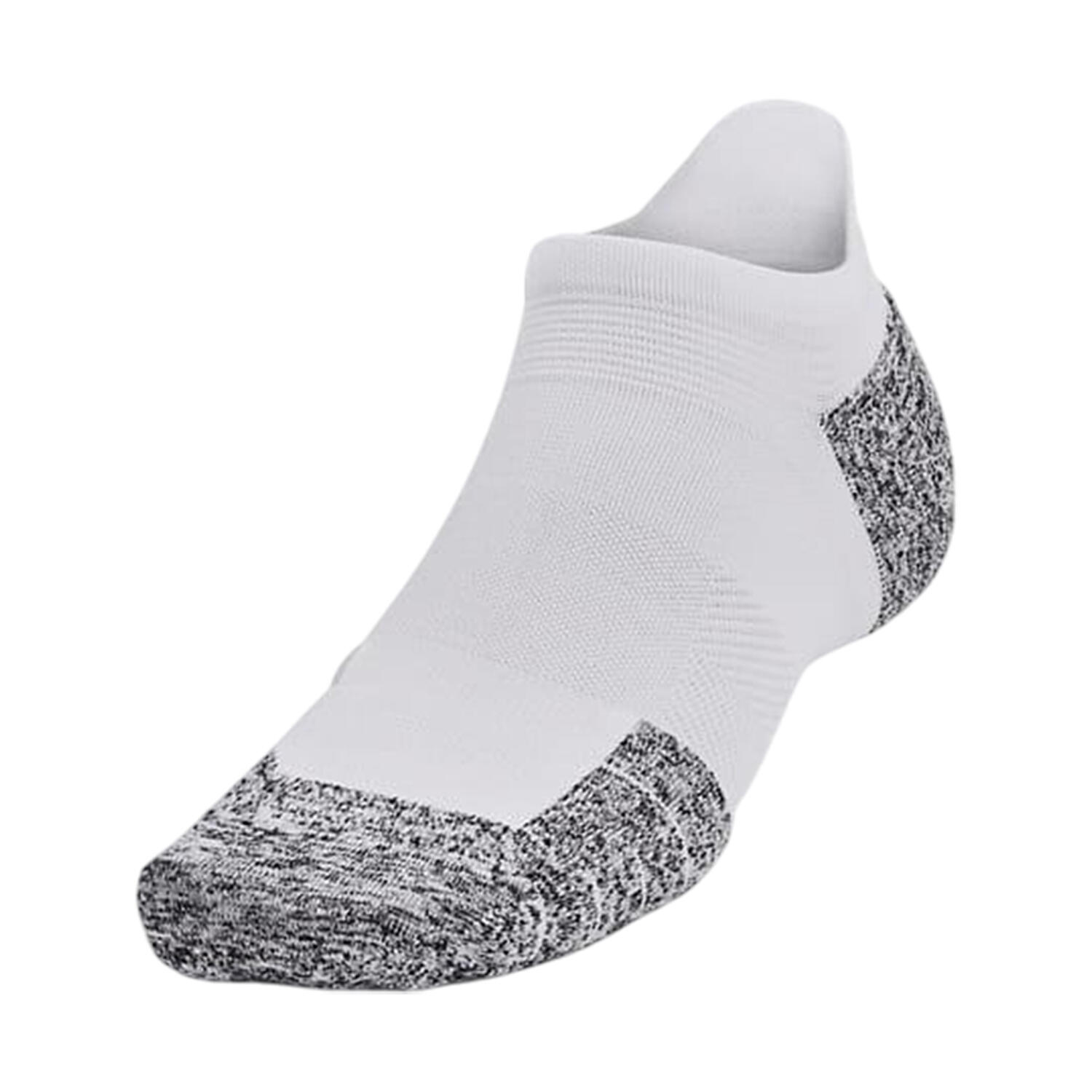 UNDER ARMOUR Unisex Adult Cushioned Running Ankle Socks (White)