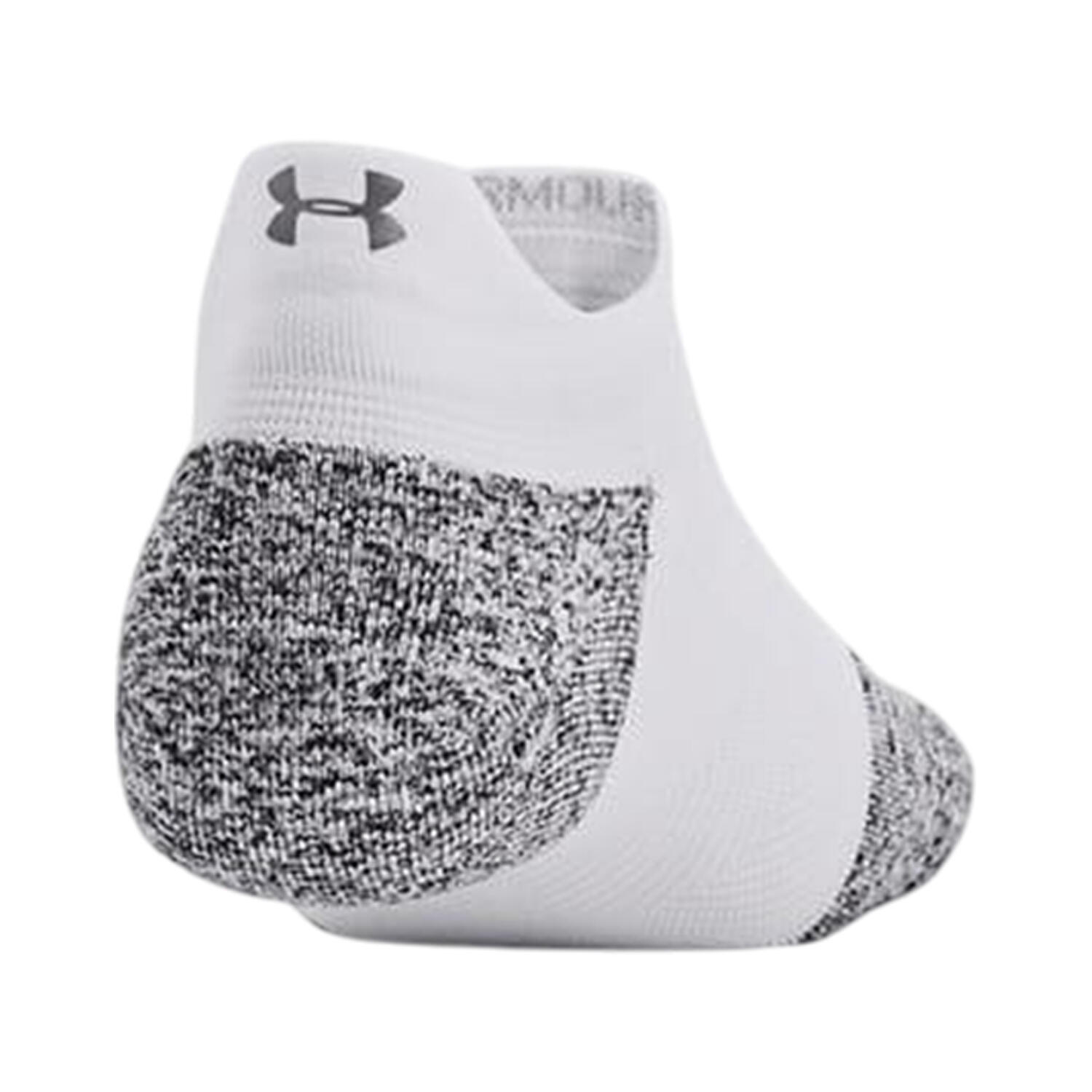 Unisex Adult Cushioned Running Ankle Socks (White) 2/2