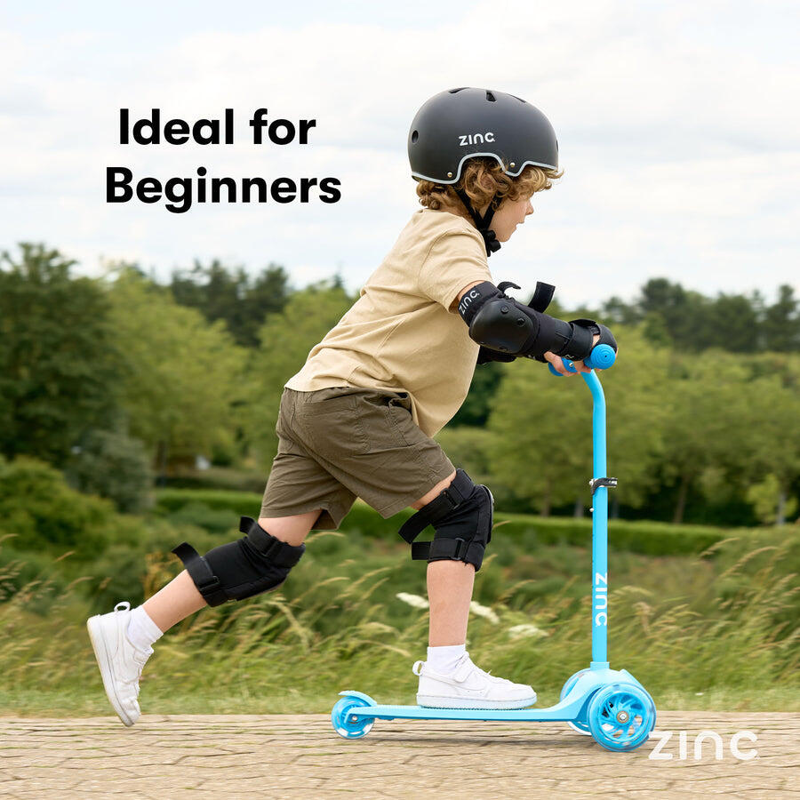 Zinc My First 3-in-1 Kids 3 Wheel Scooter Ride On - Blue 2/6