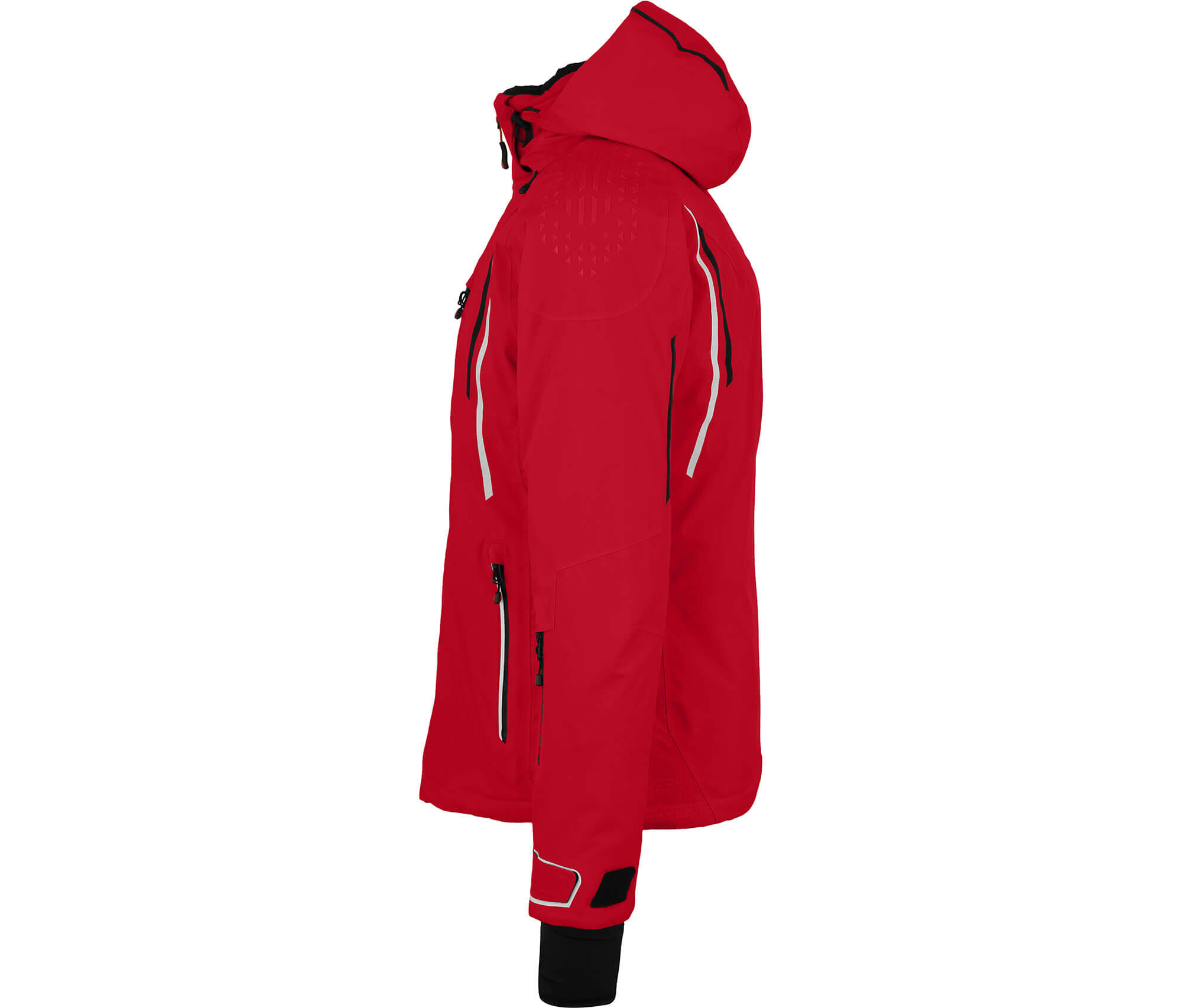 Herren Skijacke warm wattiert, wasserdicht (20000 mm) Rot 5/5