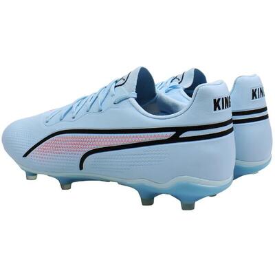 Voetbalschoenen puma king pro fg/ag dames blauw