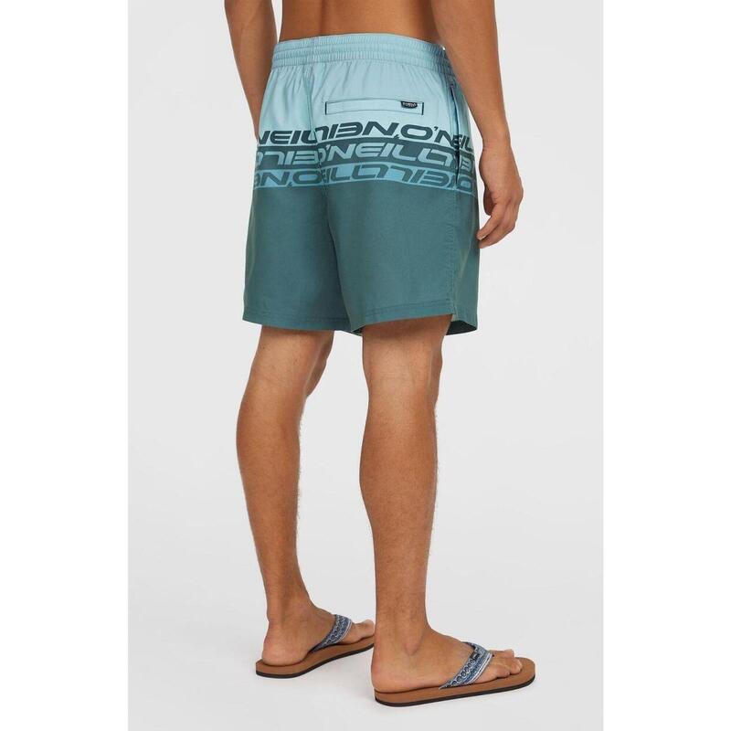 Sort de plaja O'Neill Cali Stripe 16'' Swimshorts - albastru barbati