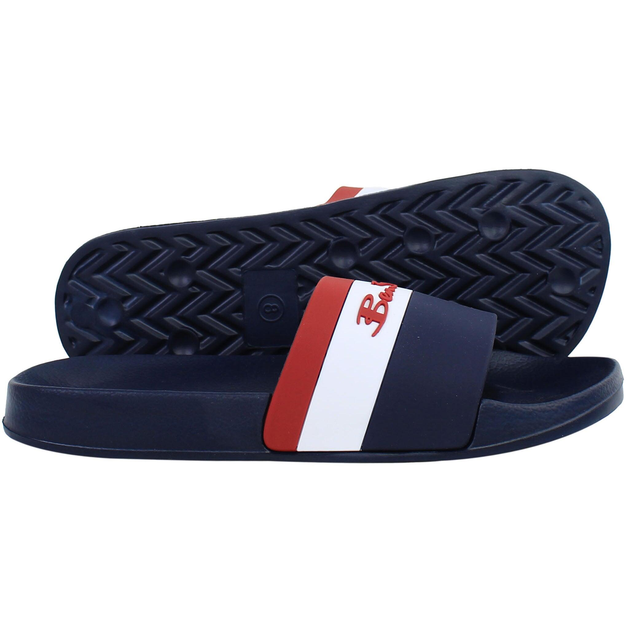 Ben Sherman Fistral Mens Navy Sliders 4/5