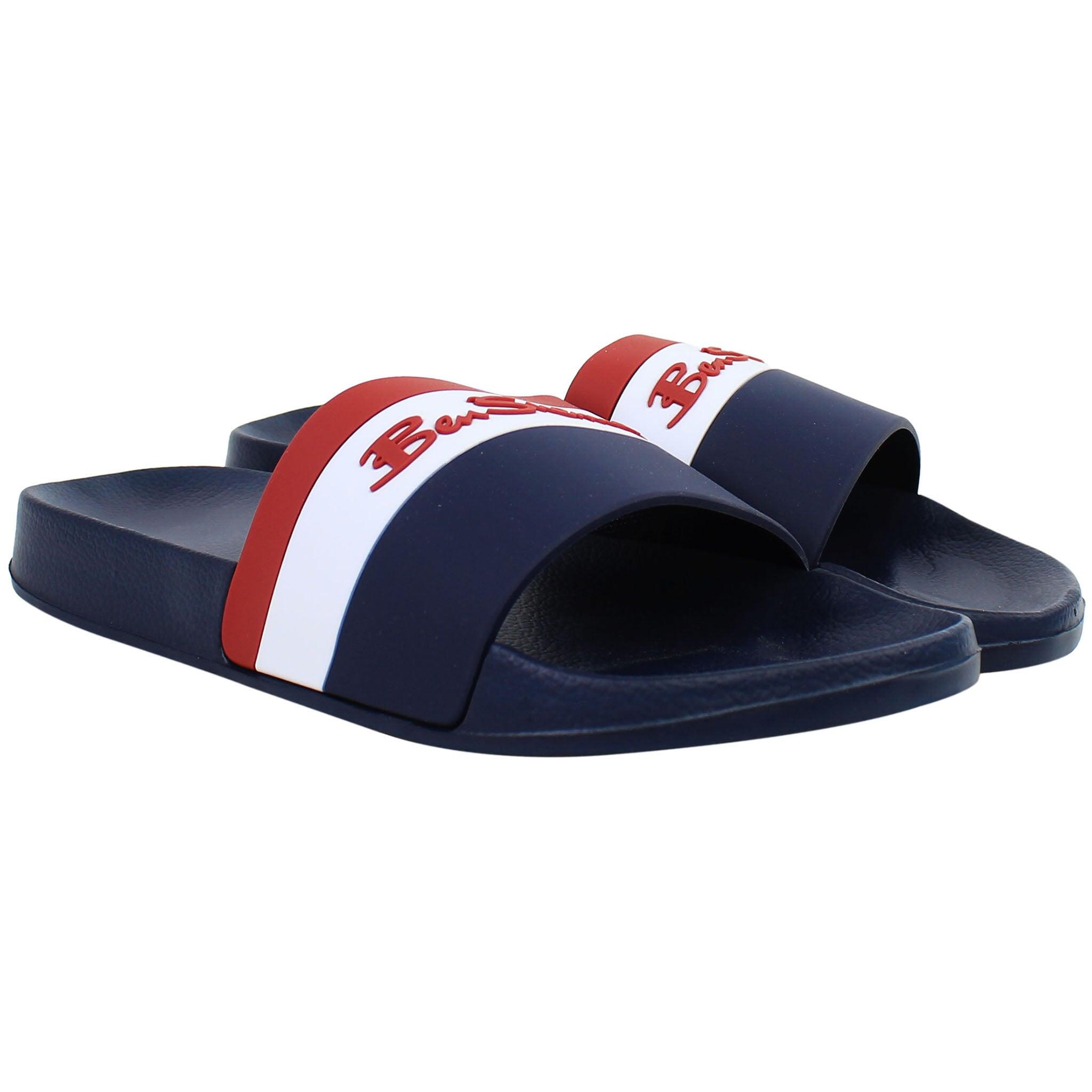 Ben Sherman Fistral Mens Navy Sliders 2/5