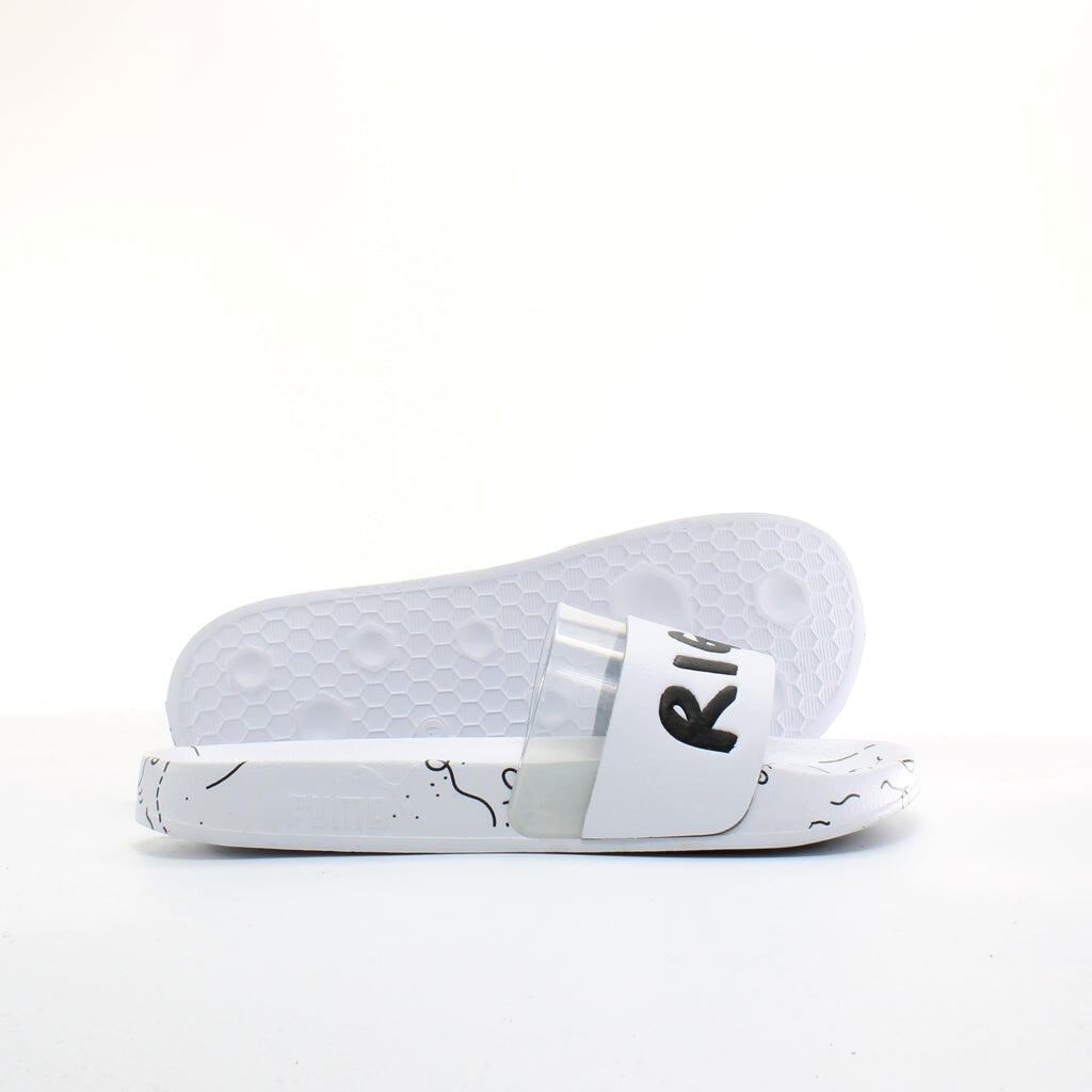 Puma x Shantell Martin Leadcat White Synthetic Unisex Slip On Sliders 365952 01 2/6