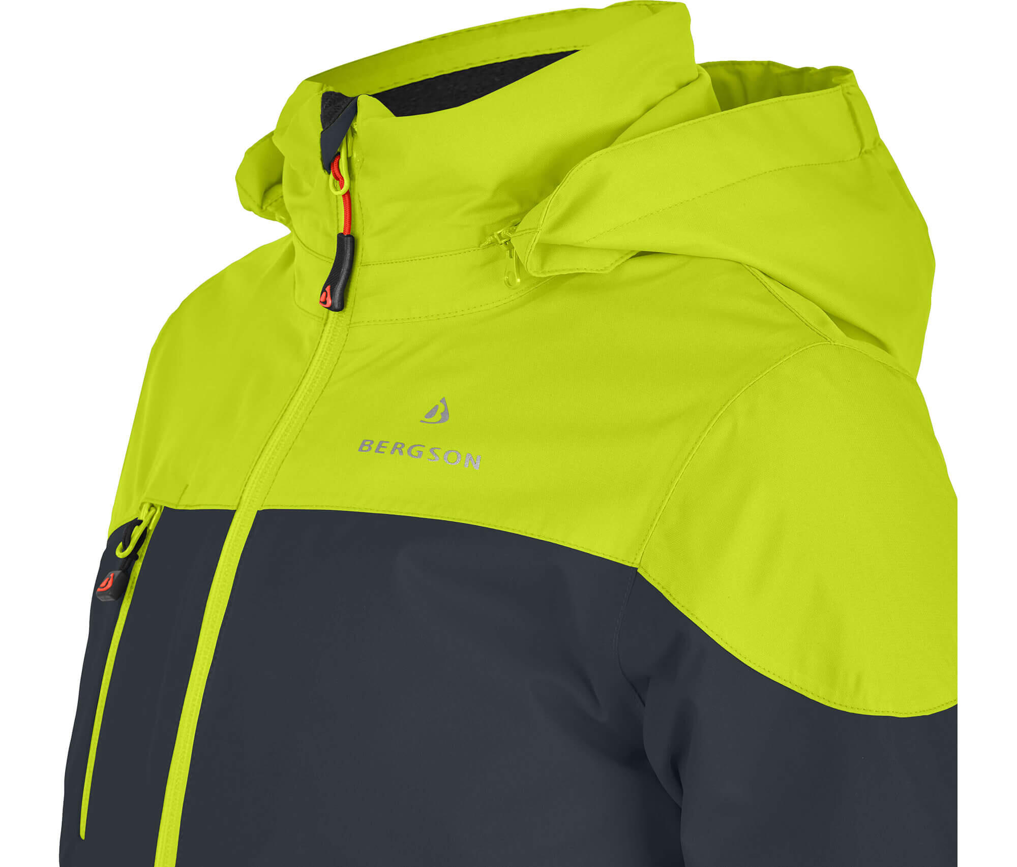 Kinder Skijacke extra weit für extra viel Spaß im Schnee! Grün 4/4