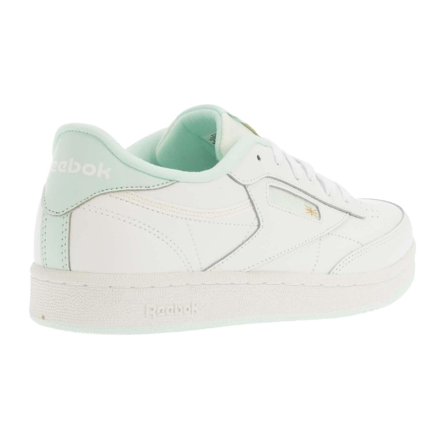 Childrens/Kids Club C Leather Trainers (White) 2/4