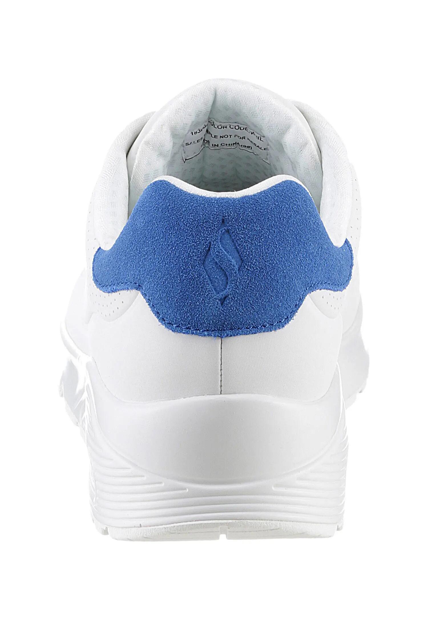 Skechers Street Uno - Suited on Air Herren Sneakers 183004 WBL weiss/blau 4/5