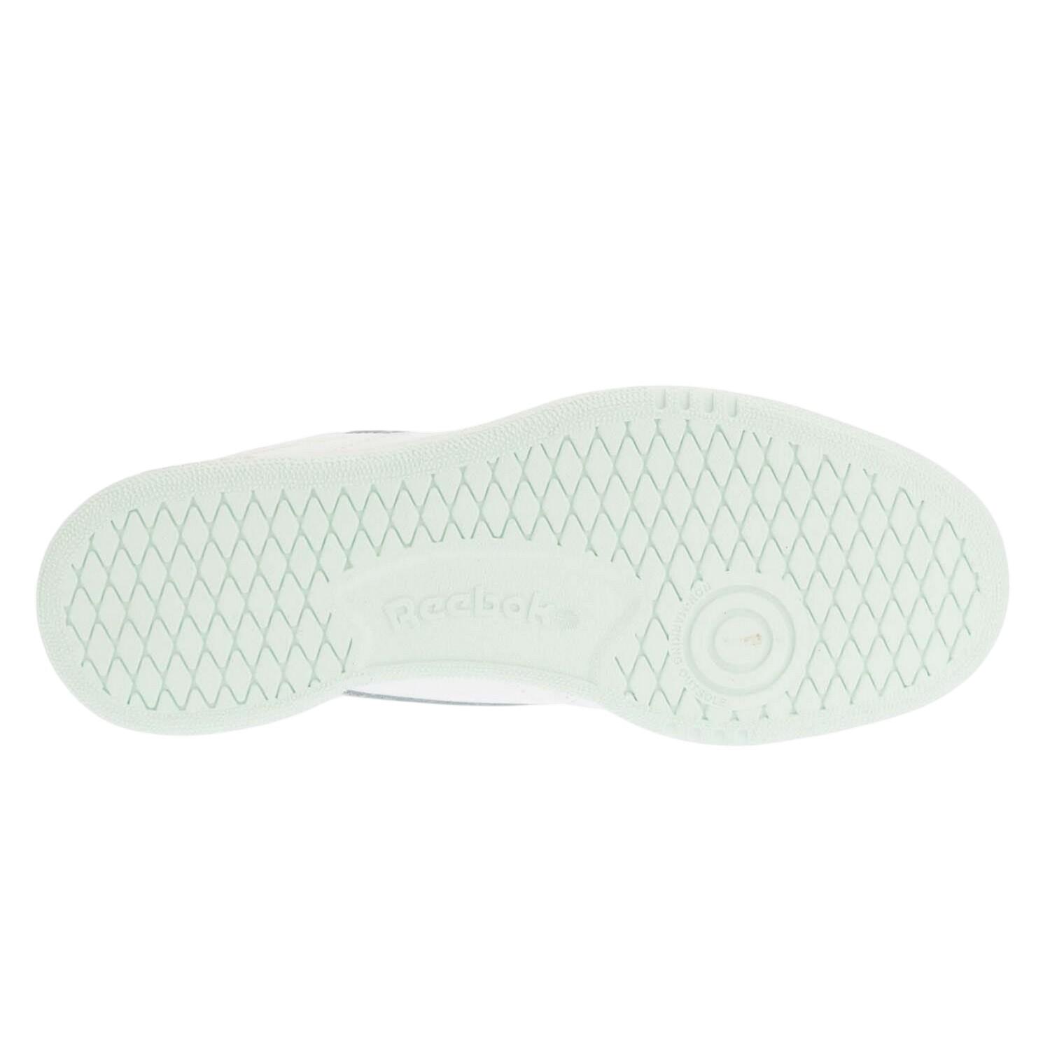 Childrens/Kids Club C Leather Trainers (White) 4/4