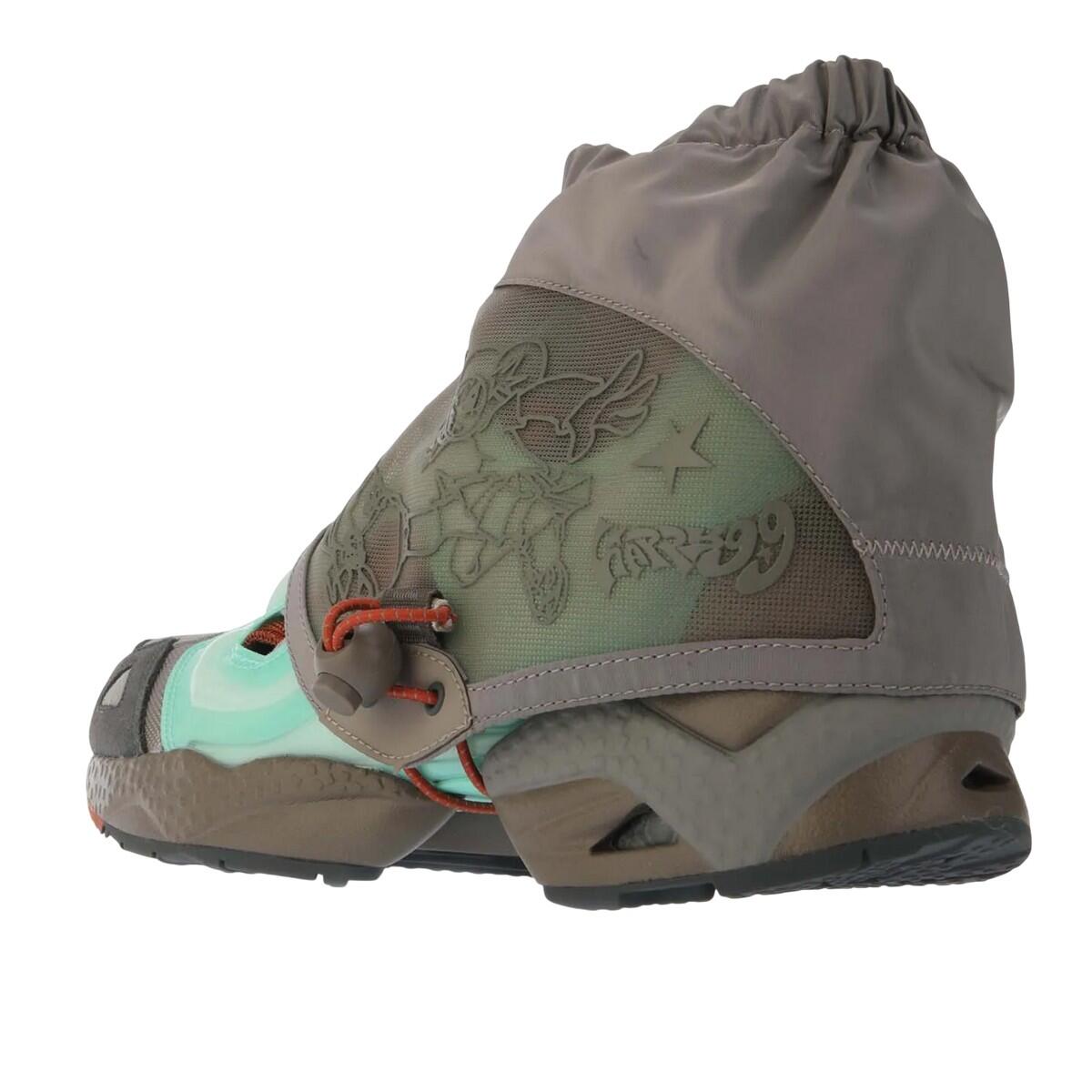 Mens Happy99 InstaPump Fury 95 Leather Trainers (Mint) REEBOK
