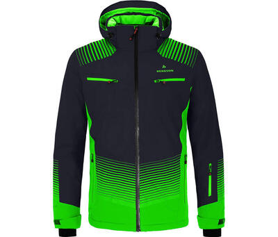 Herren Skijacke warm wattiert, wasserdicht (20000 mm) Rot