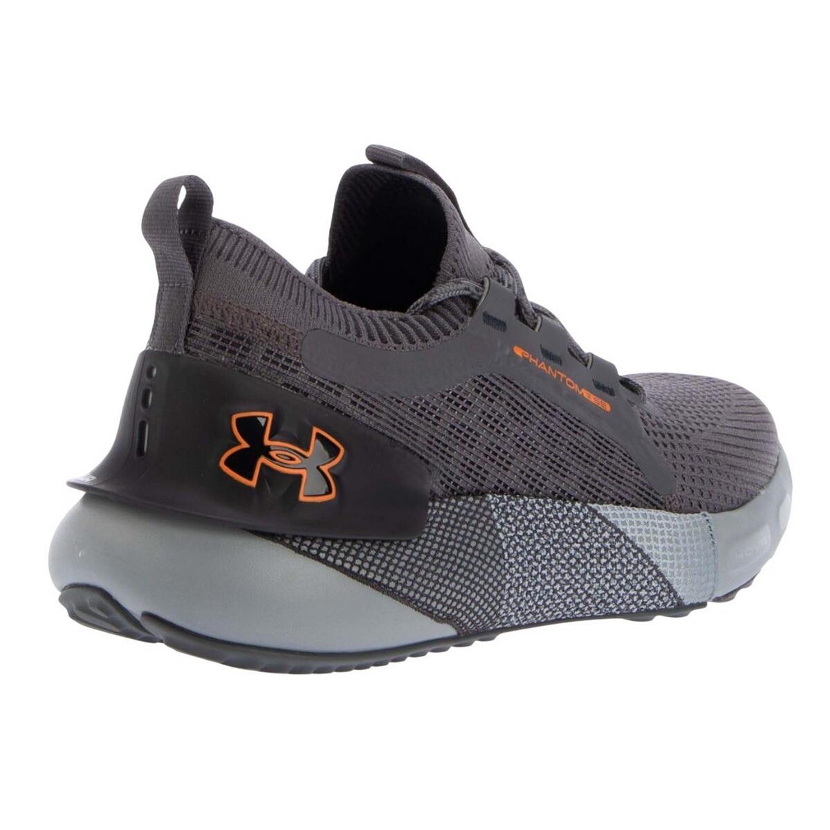 Mens Hovr Phantom 3 Running Shoes (Grey) 2/4