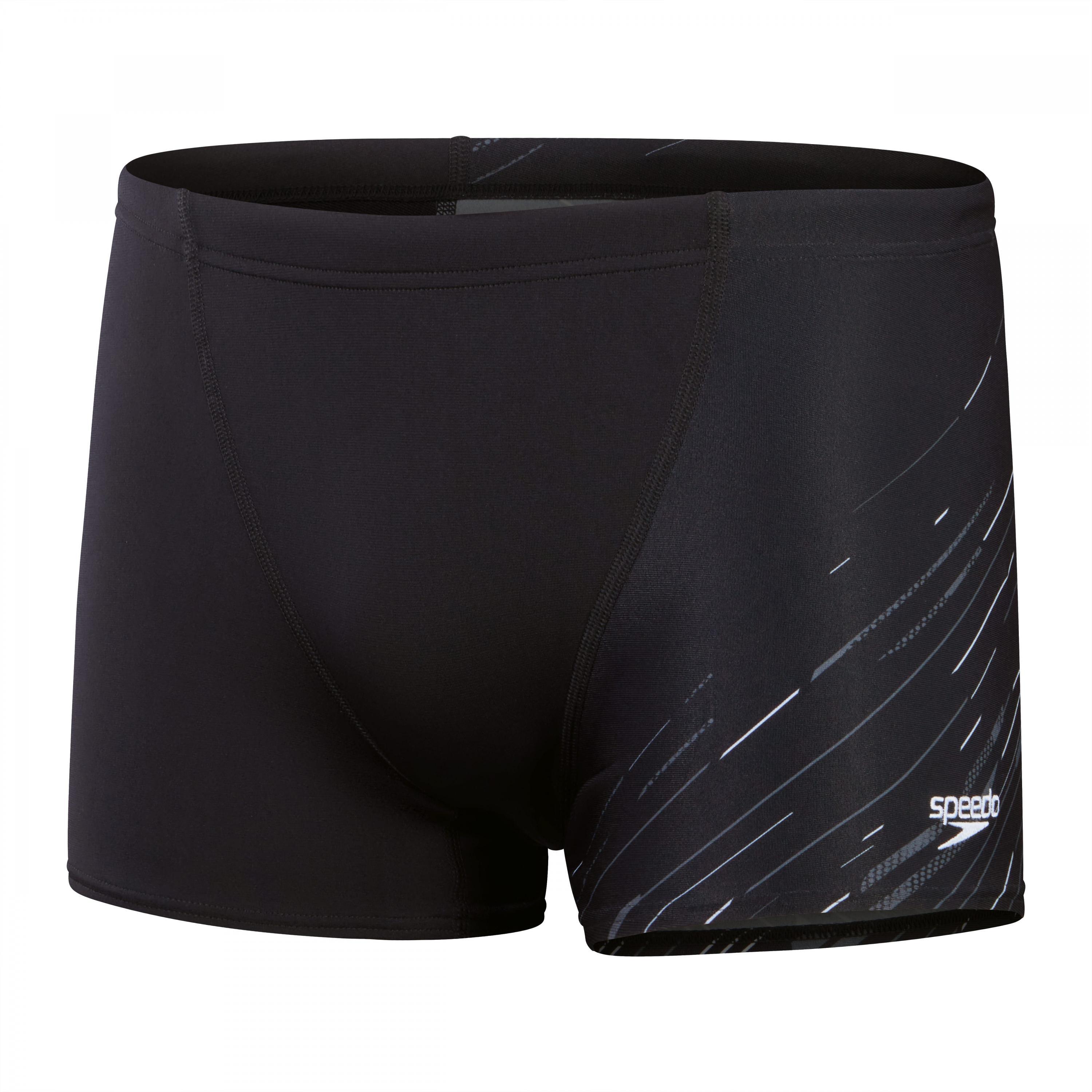 SPEEDO Mens Hyper Boom V Detail Shorts (Black/Grey)