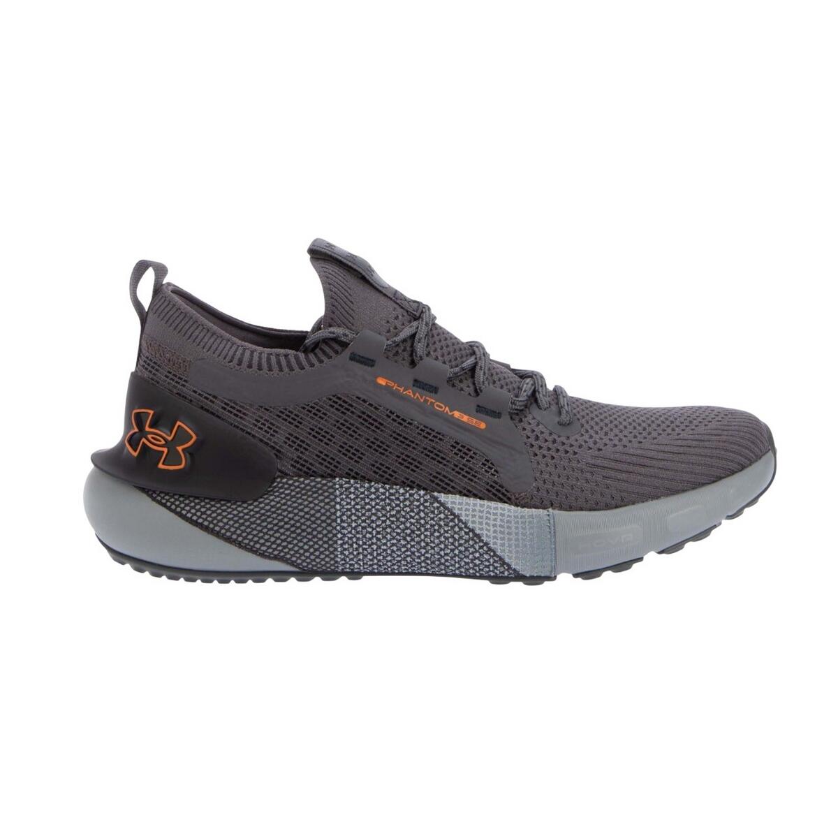 Mens Hovr Phantom 3 Running Shoes (Grey) 3/4
