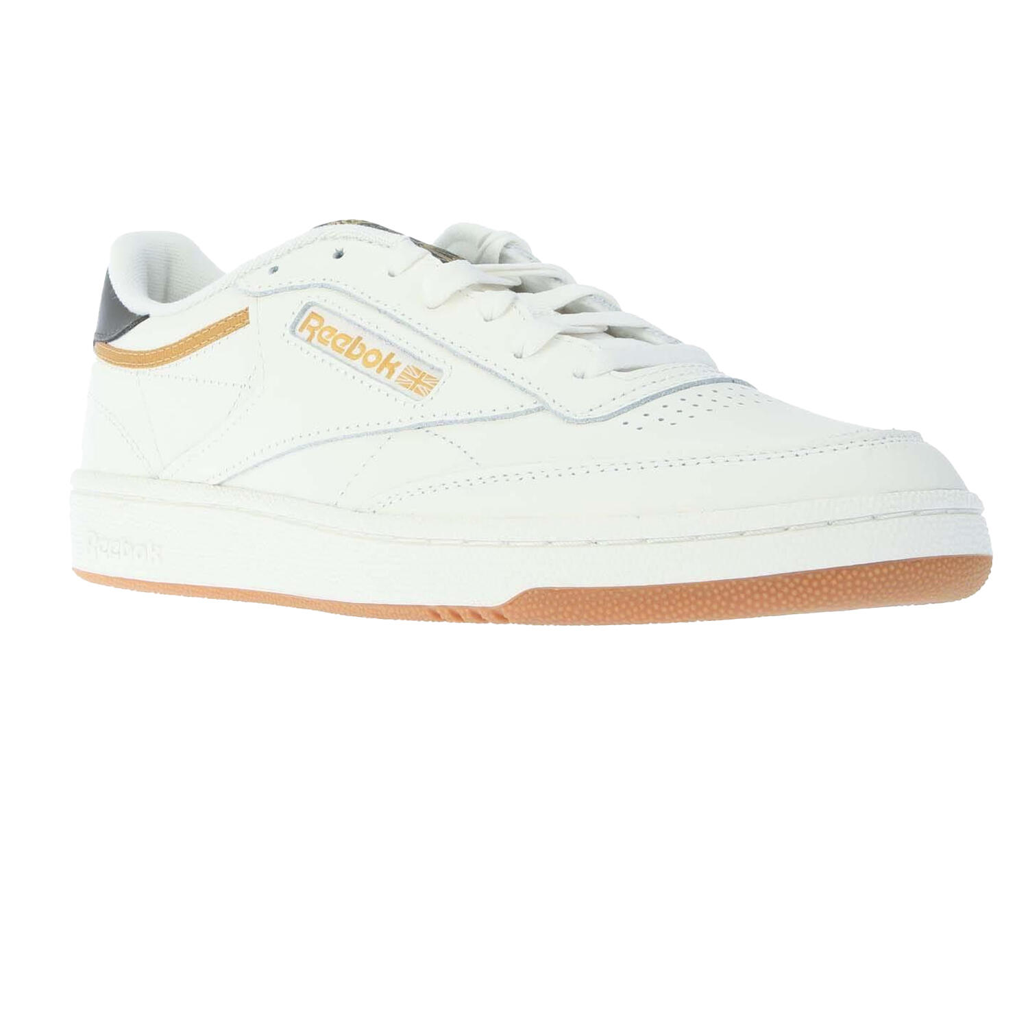 REEBOK Mens Club C 85 Leather Trainers (Chalk)