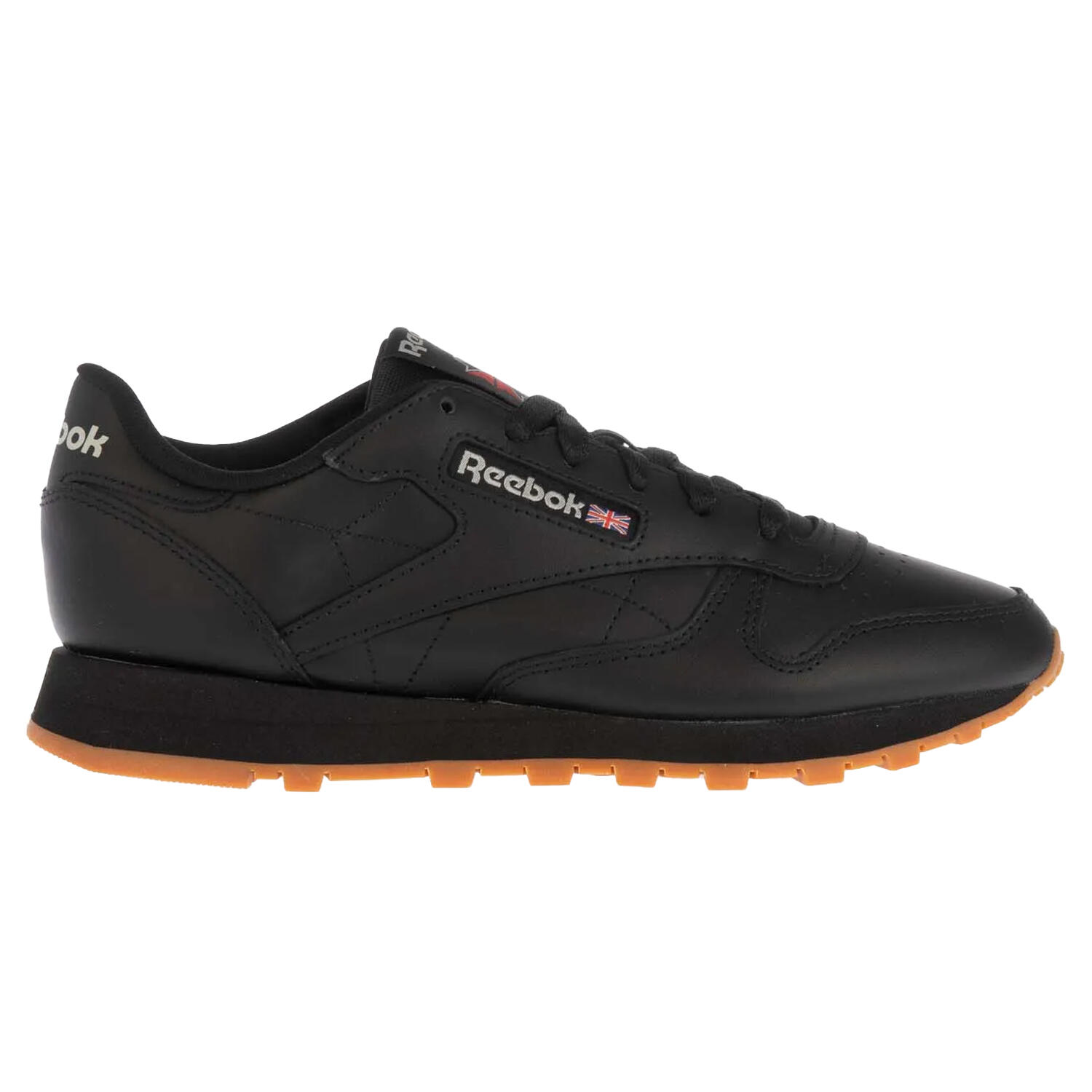 Herren Sneaker "Classic", Leder Damen Schwarz 3/4