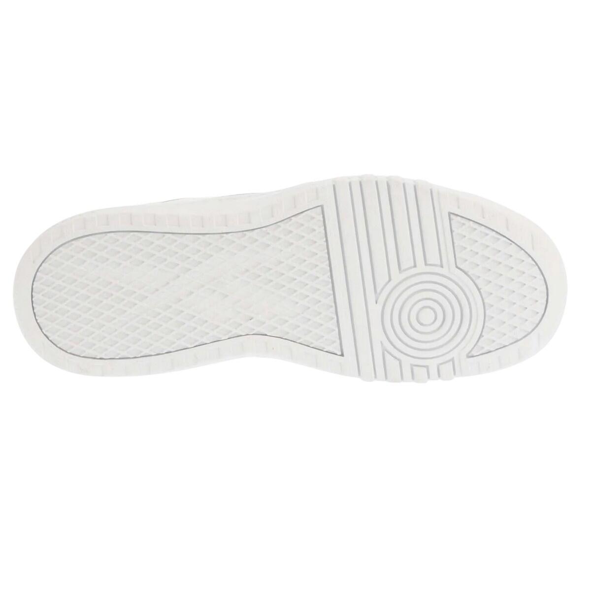 Childrens/Kids Club C Extra Leather Trainers (White) 4/4