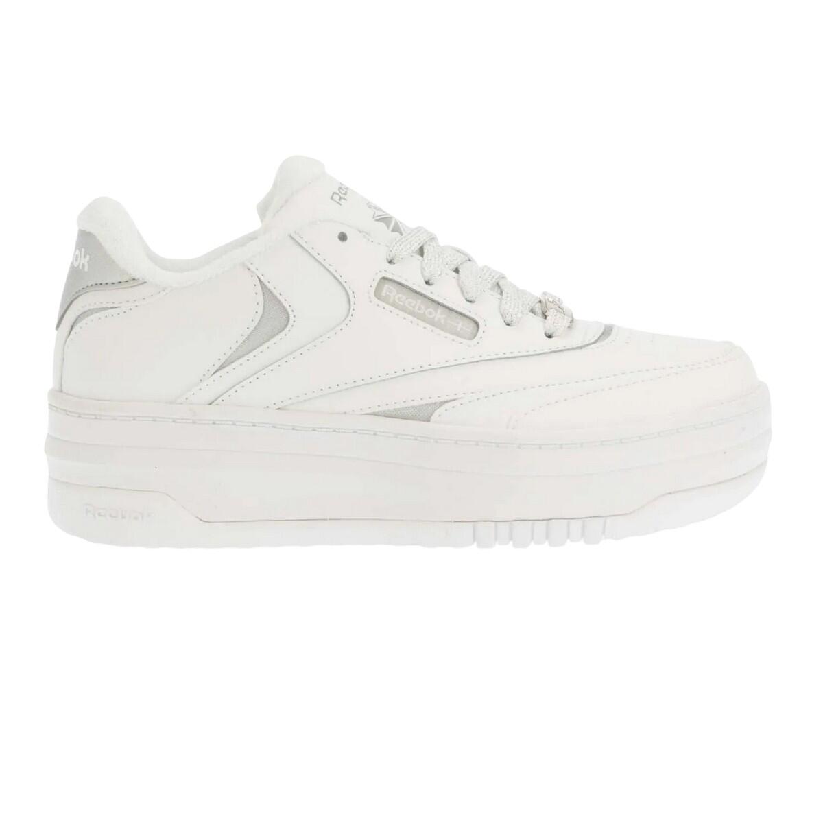 Childrens/Kids Club C Extra Leather Trainers (White) 3/4