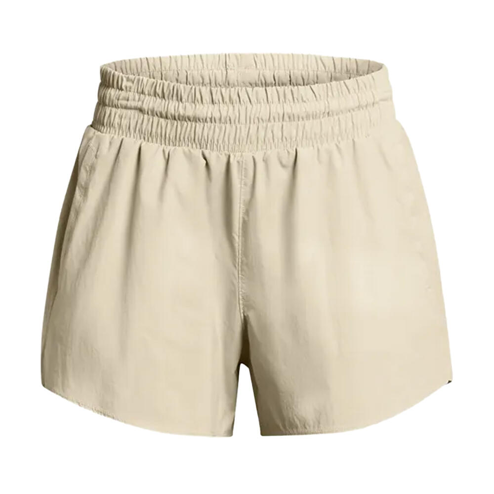 UNDER ARMOUR Womens/Ladies Crinkle Woven Shorts (Brown)