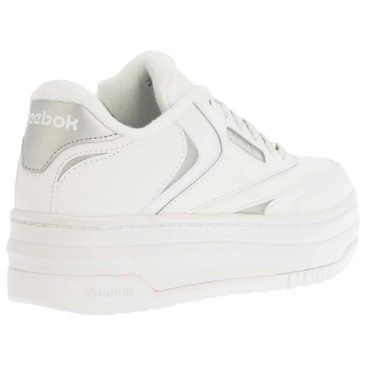 Childrens/Kids Club C Extra Leather Trainers (White) 2/4