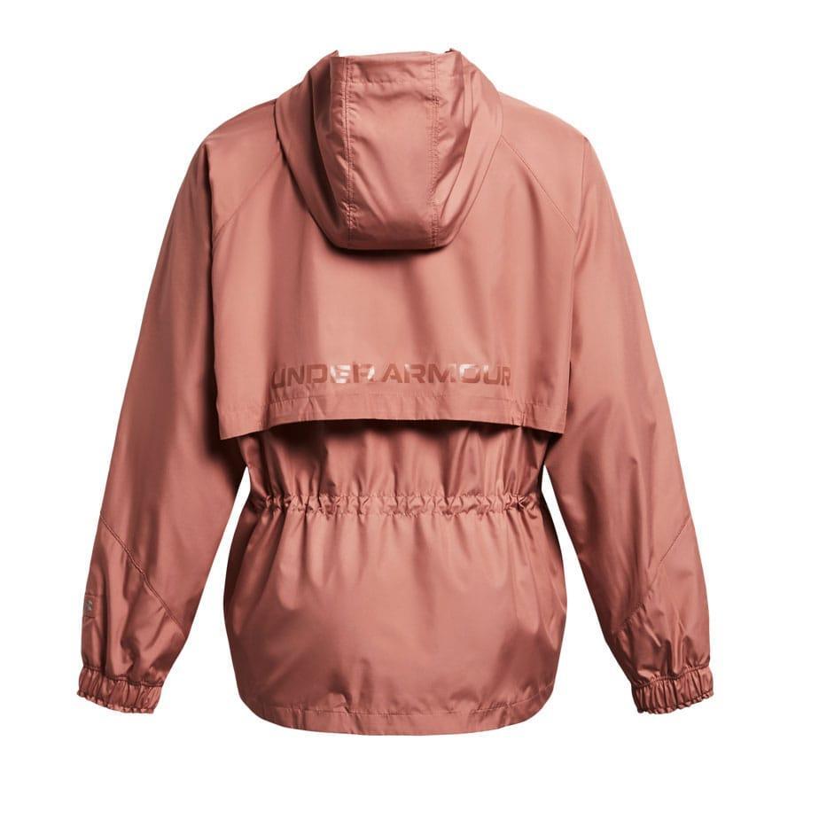 Womens/Ladies Vanish Elite Woven Full Zip Oversized Jacket (Pink) 2/2