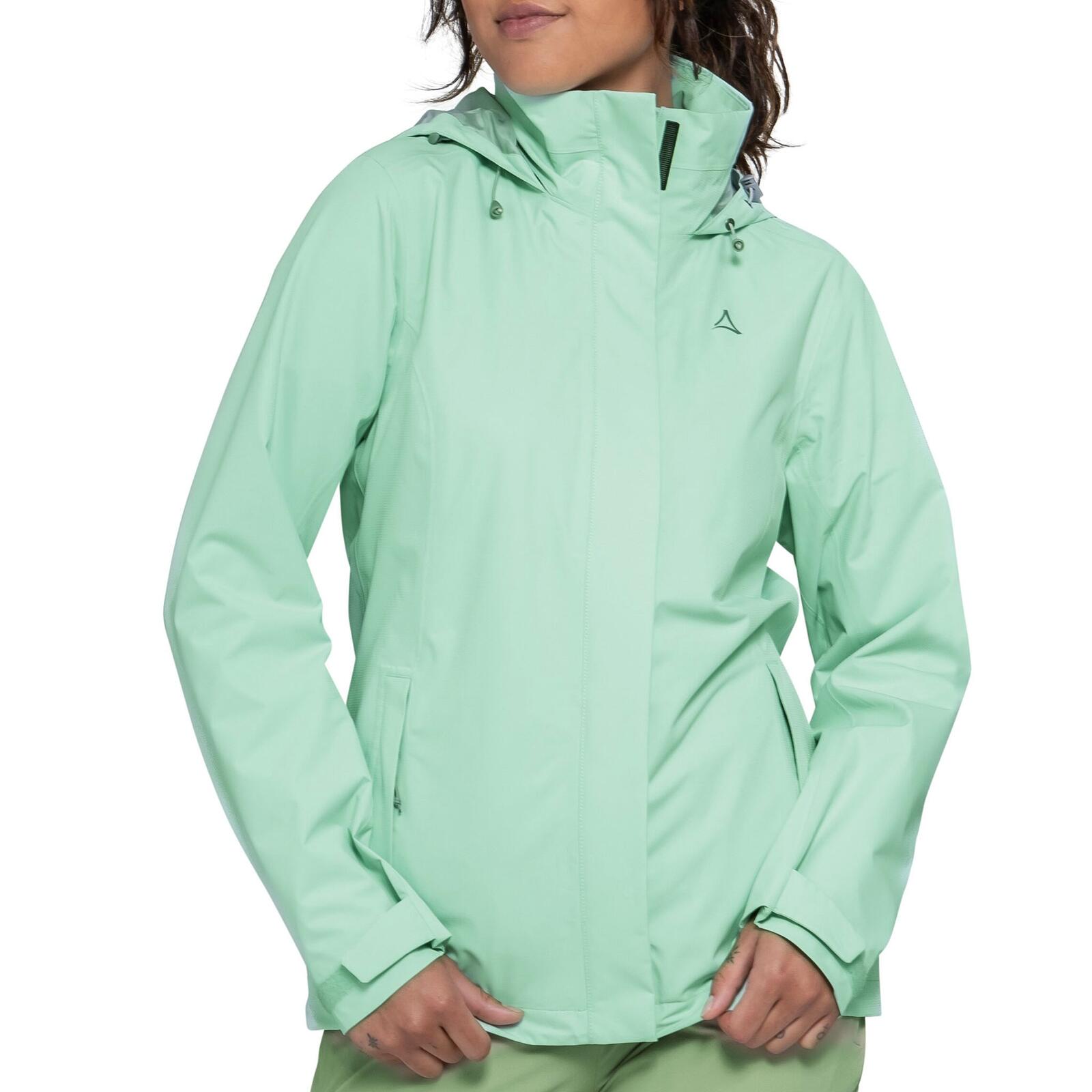 Funktionsjacke Gmund L Wandern/Outdoor/Trekking Damen botanical sky Wasserdicht 4/6