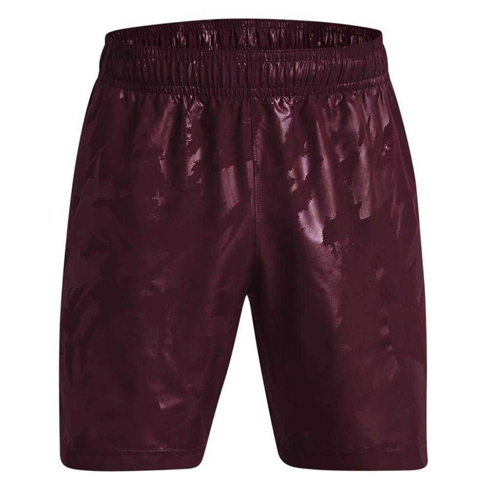 UNDER ARMOUR Mens Tech Woven Embossed Shorts (Black)